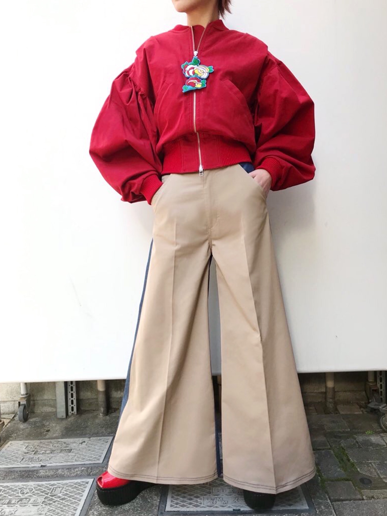 PAMEO POSE（パメオポーズ）の「SAMBA SLEEVE SHORT BLOUSON（ブルゾン 