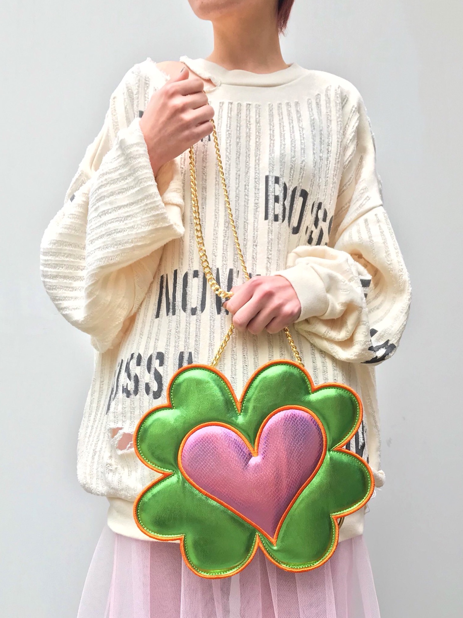 PAMEO POSE（パメオポーズ）の「BOSSA NOVA PUNK SWEAT TOP  