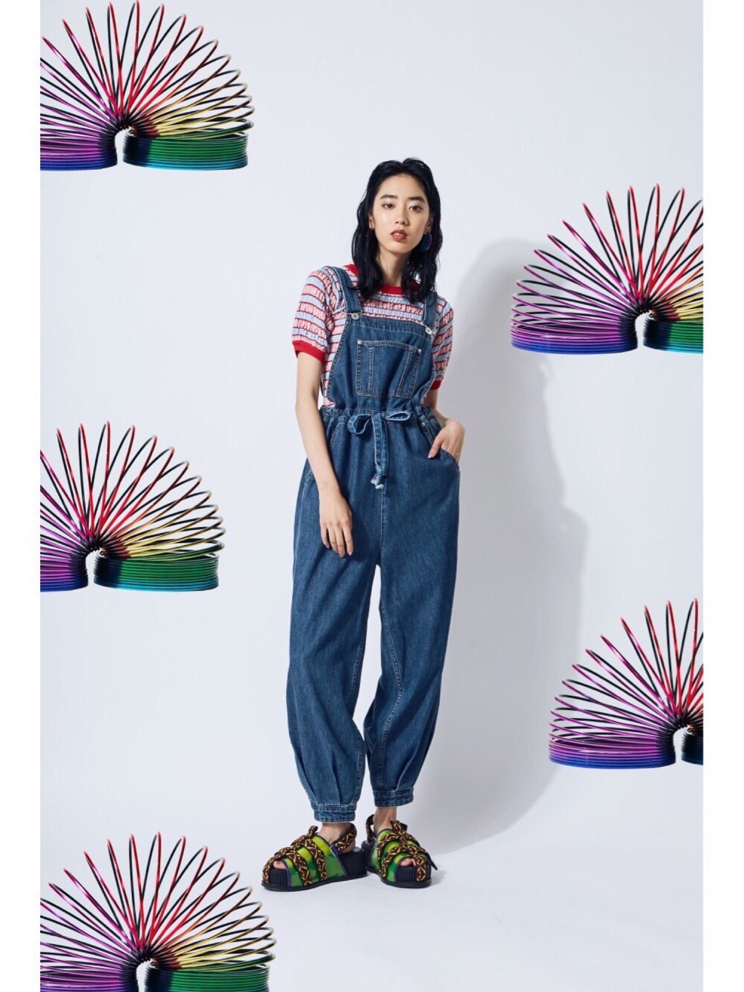 PAMEO POSE（パメオポーズ）の「Denim Big Overall（サロペット