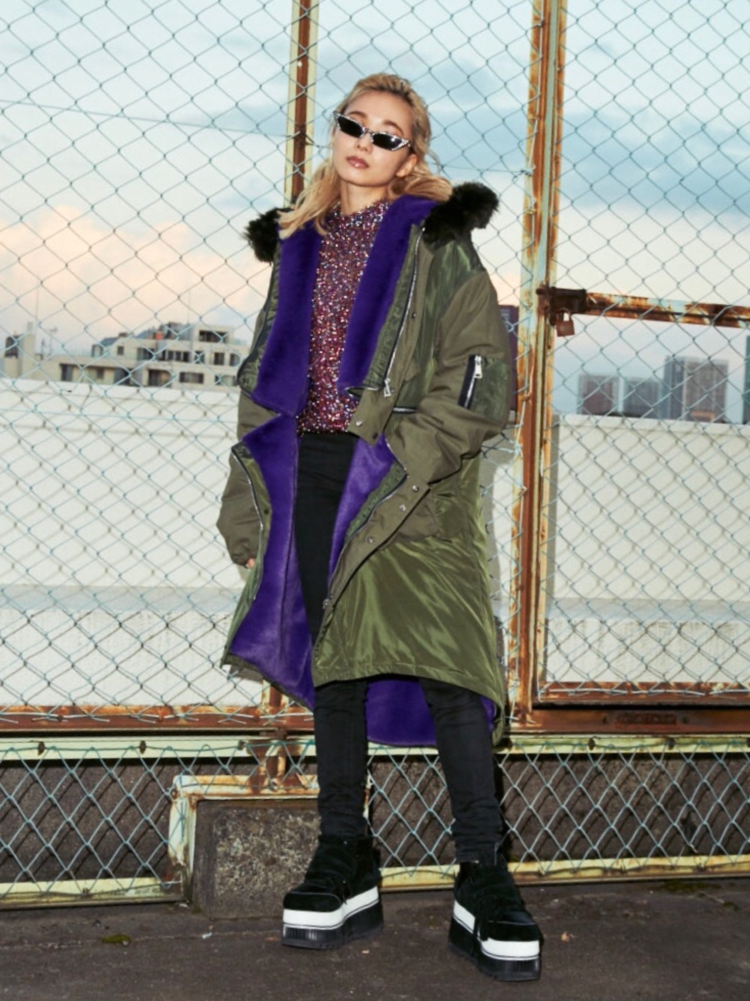 PAMEO POSE（パメオポーズ）の「2way Mix Mods Coat（その他アウター