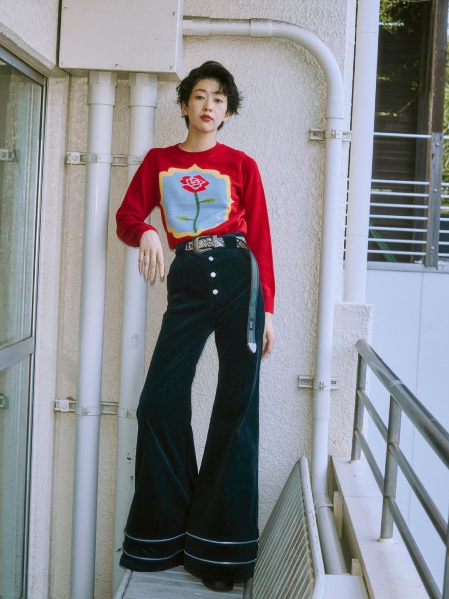 PAMEO POSE｜PAMEO POSEのニット/セーターを使ったコーディネート - WEAR