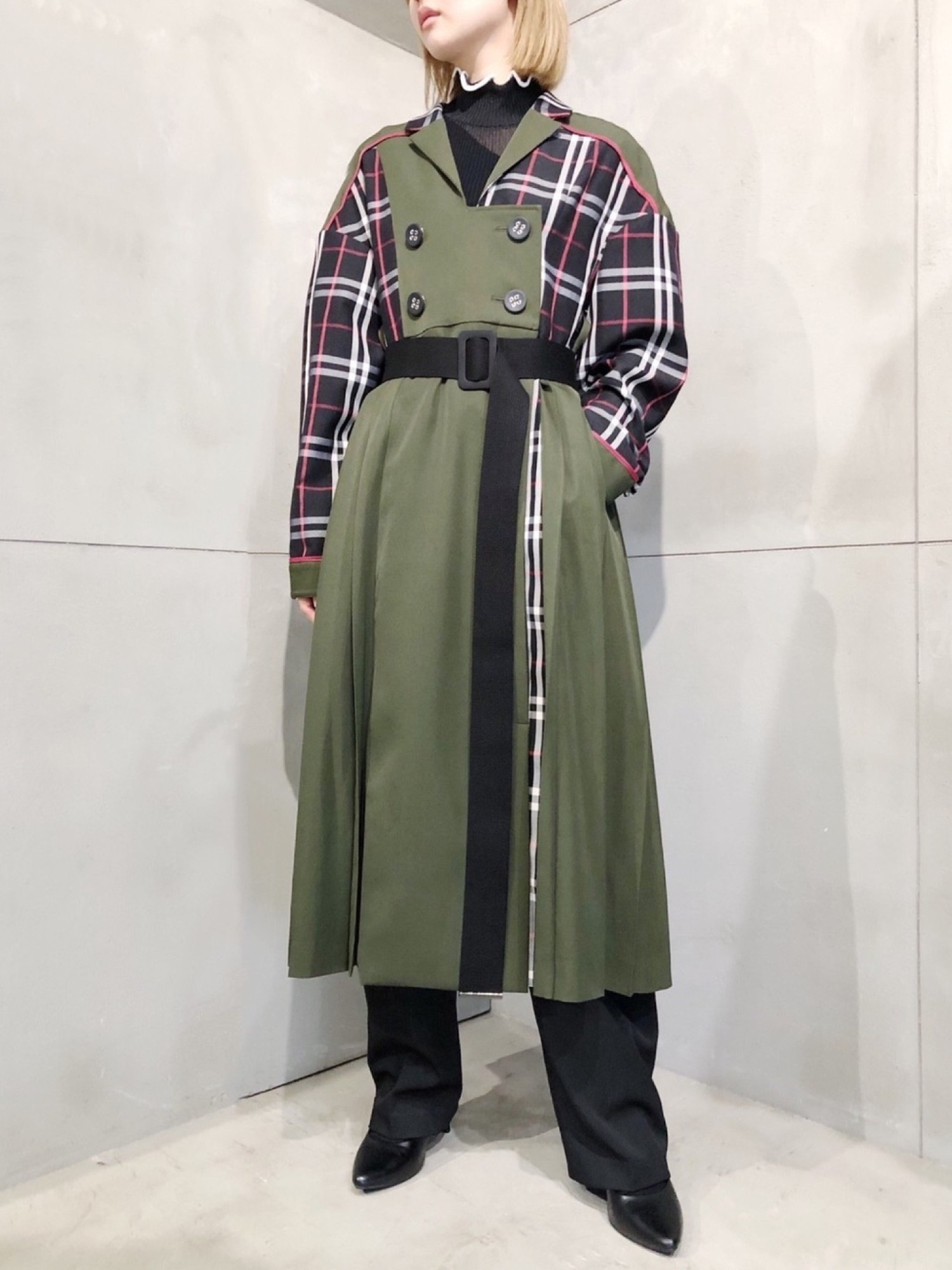 PAMEO POSE（パメオポーズ）の「Mix Dress Coat（その他アウター