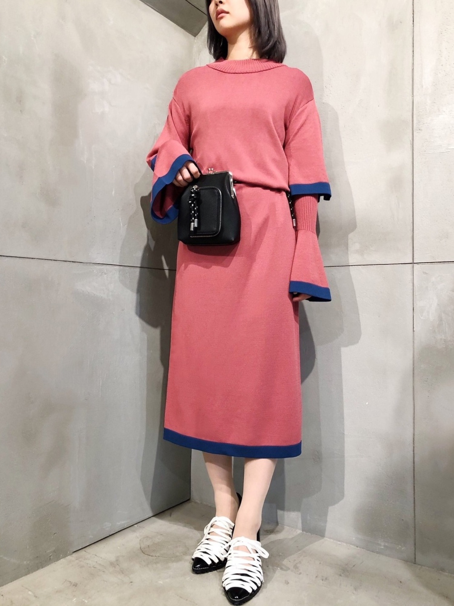 PAMEO POSE（パメオポーズ）の「Bellsleeve Knit Dress（ドレス