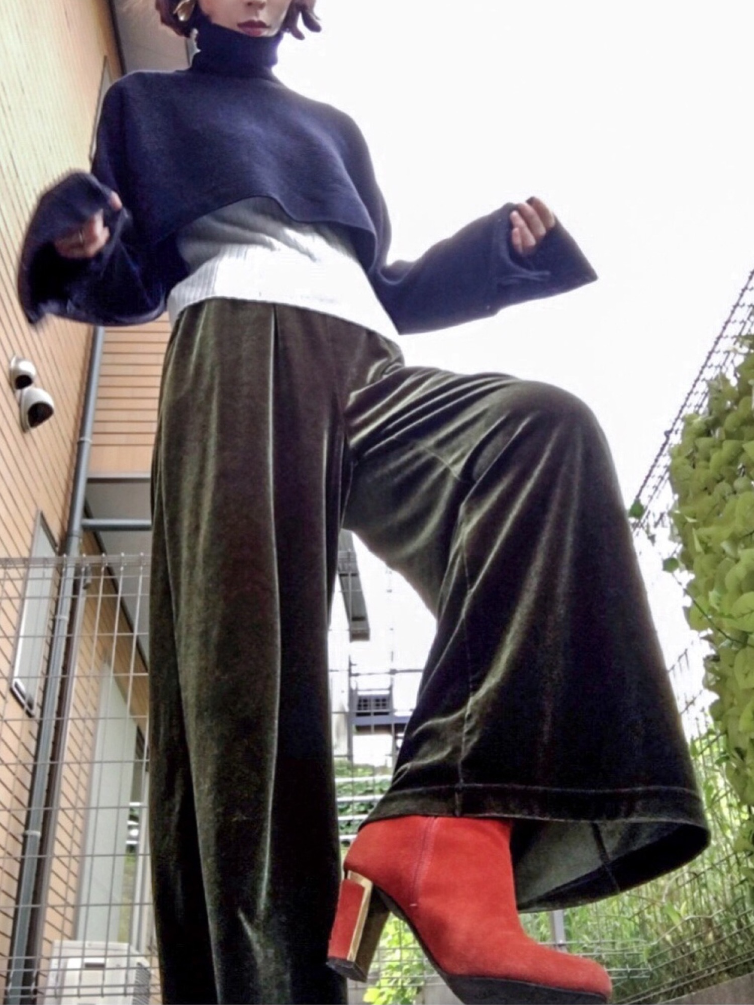 The Dayz tokyo - The Dayz tokyo 石原さとみさん着用 石原さとみさん着用 The Dayz tokyo ベロアパンツ（THE DAYZ