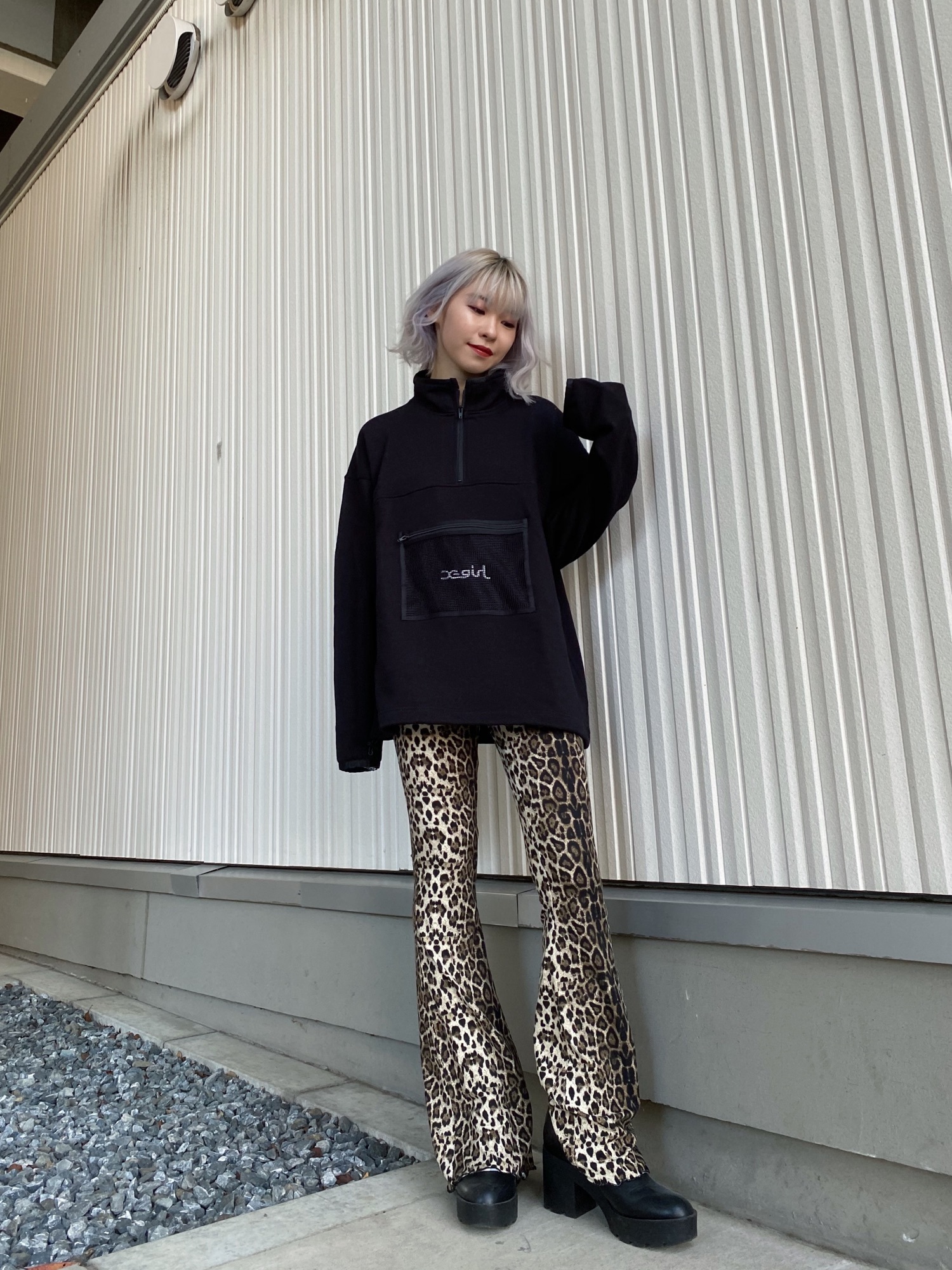専用 エックスガール MESH POCKET HALF ZIP SWEAT 楽天市場】MESH POCKET HALF ZIP SWEAT トレーナー X-girl X-girl