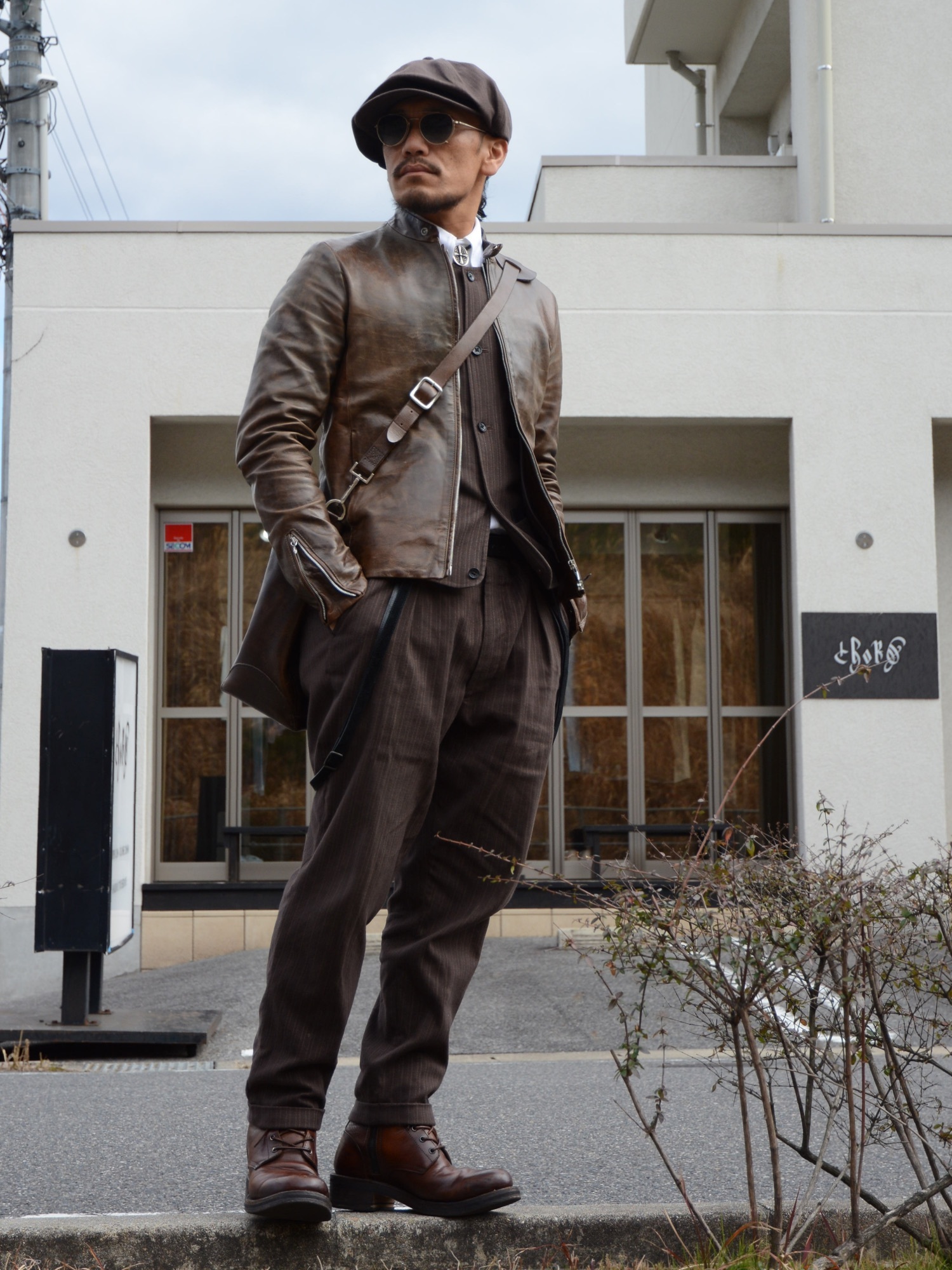 ISAMU KATAYAMA BACKLASHのセットアップを使った人気ファッション