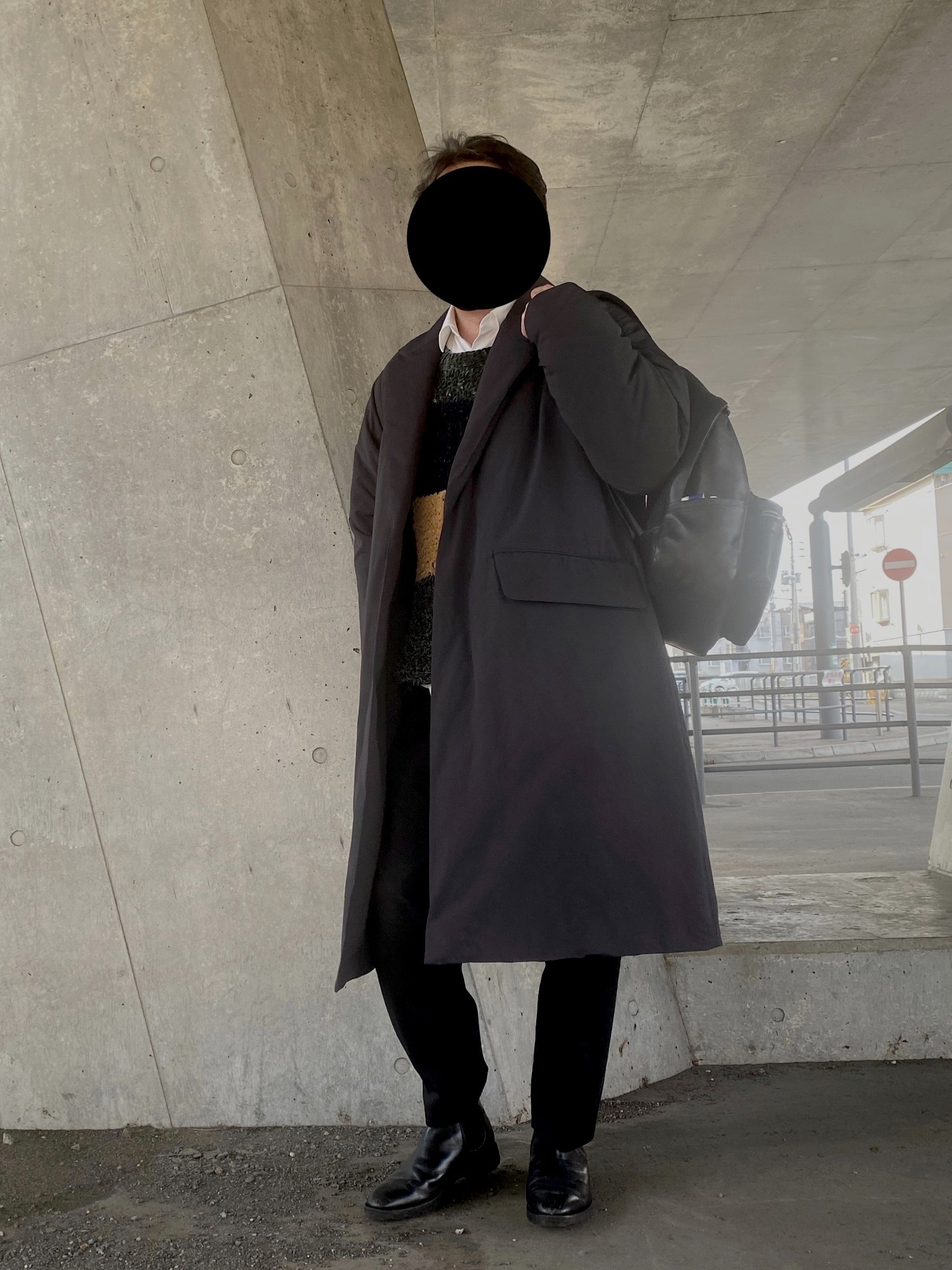 MARKAWARE　フロントプリーツペグトップ　Size2 markaware（マーカウェア）の「【markaware】フロントプリーツ