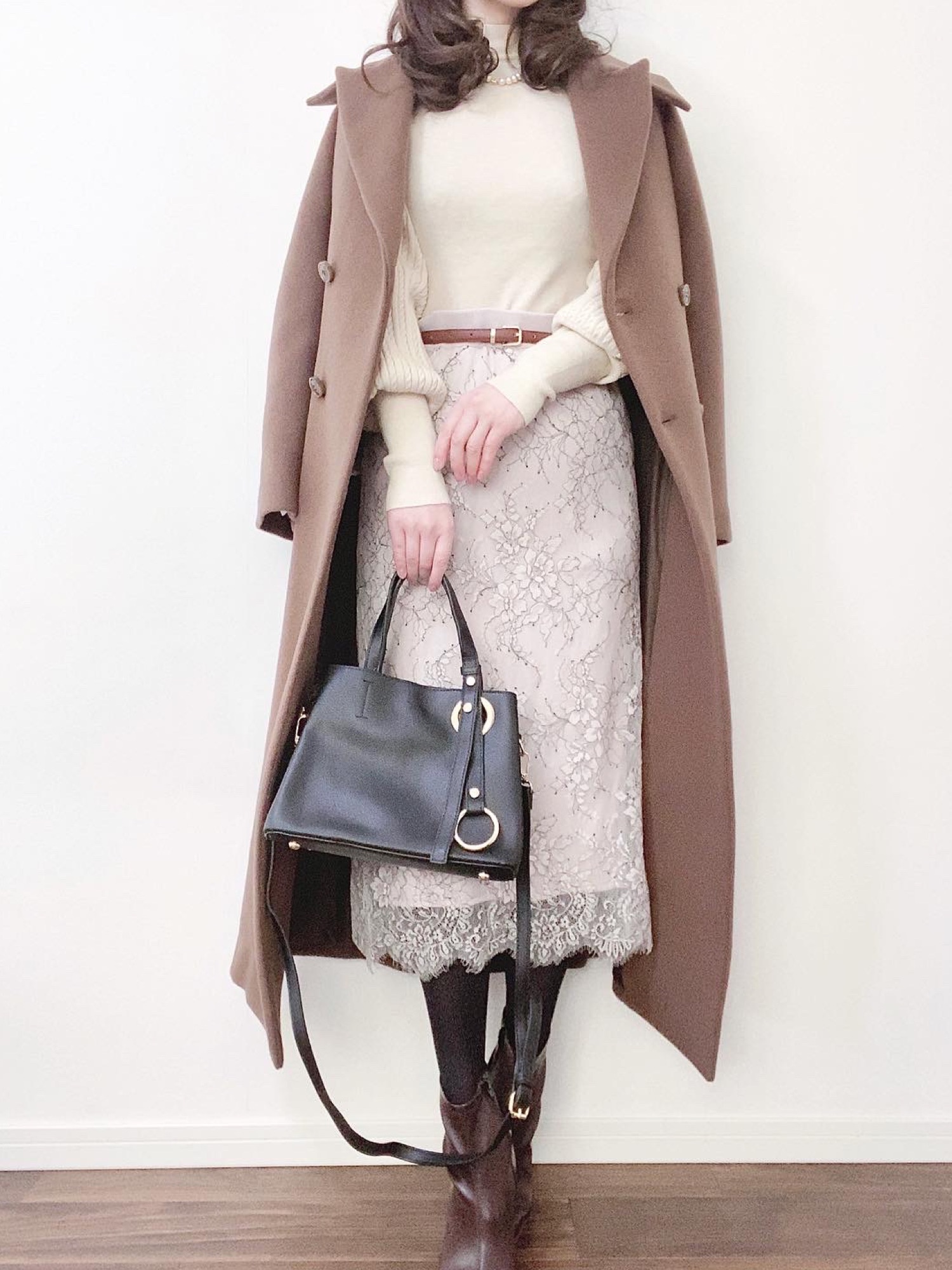 FRAY I.D（フレイアイディー）の「変形カラーロングコート