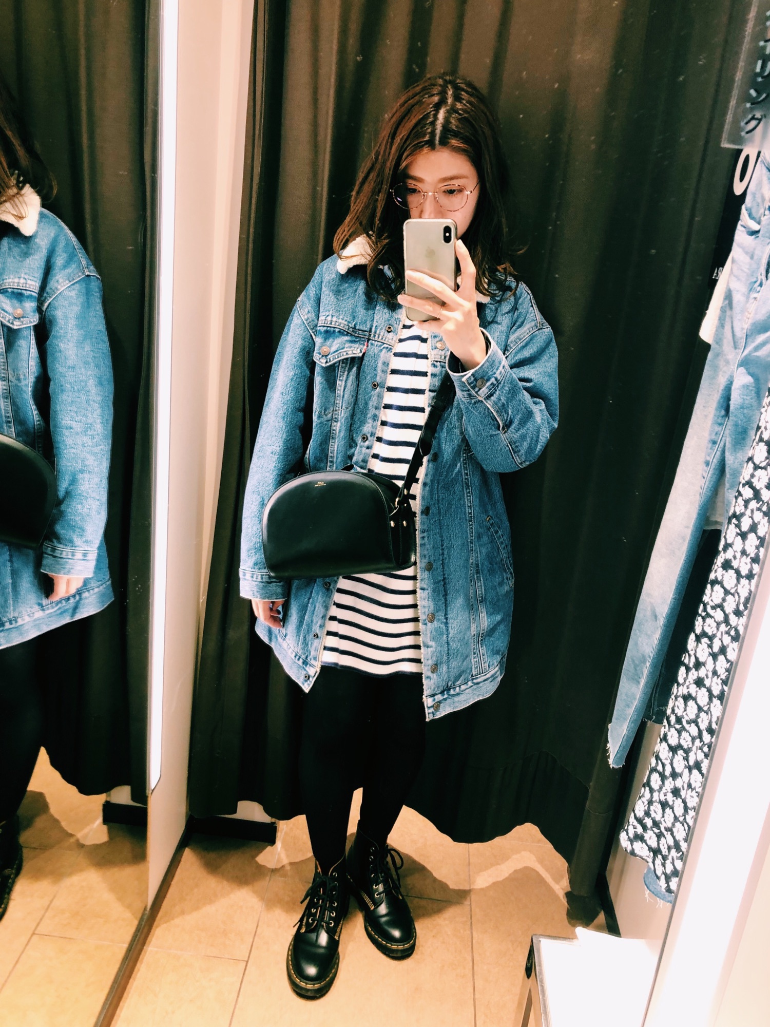 Levi's（リーバイス）の「ロングデニムボアジャケット（デニム