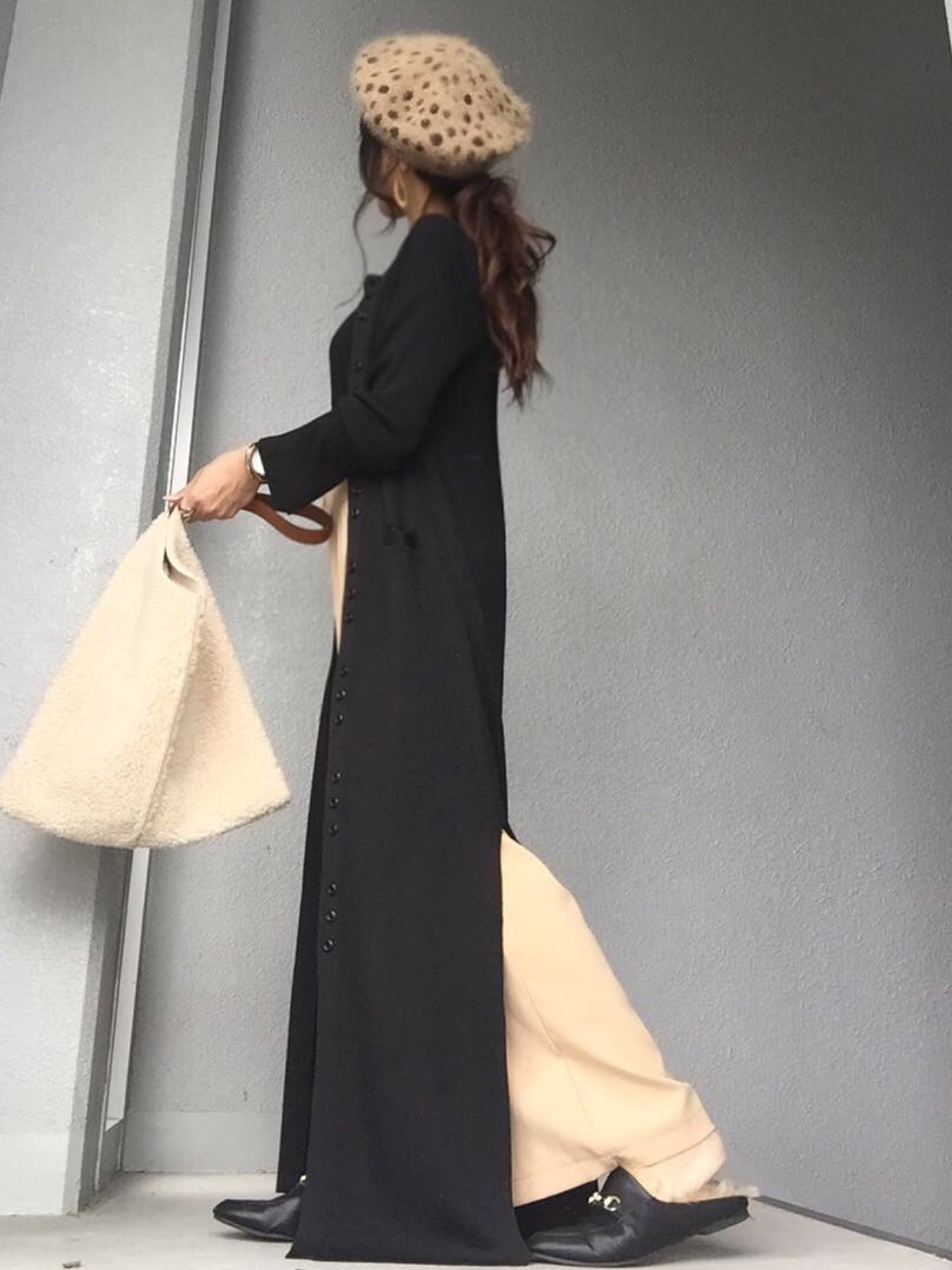 ETRE TOKYO（エトレトウキョウ）の「スリットロングカーディガン  