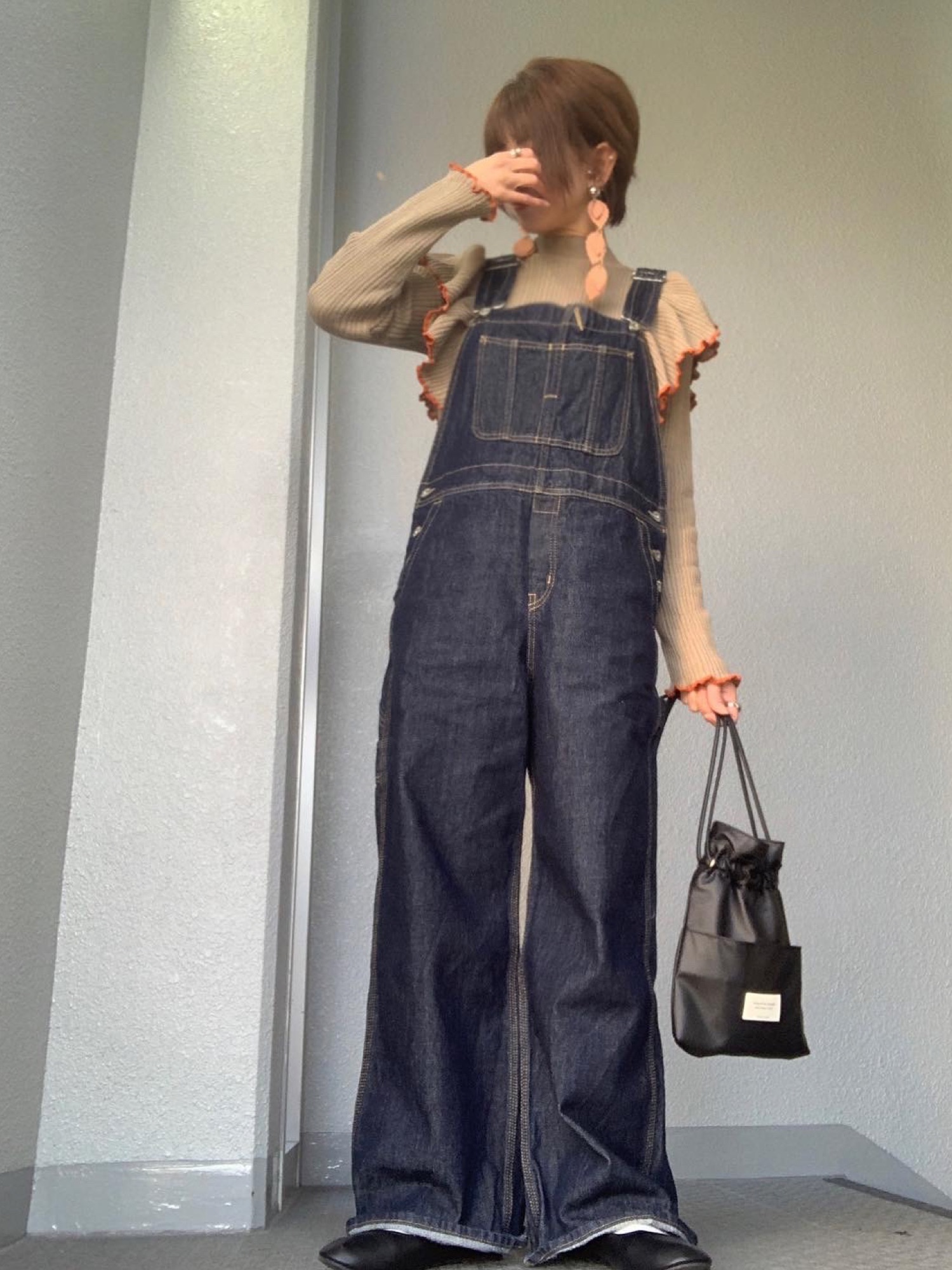 【SLOBE IENA】LE DENIM BIG オーバーオール 20210102223354624.jpg
