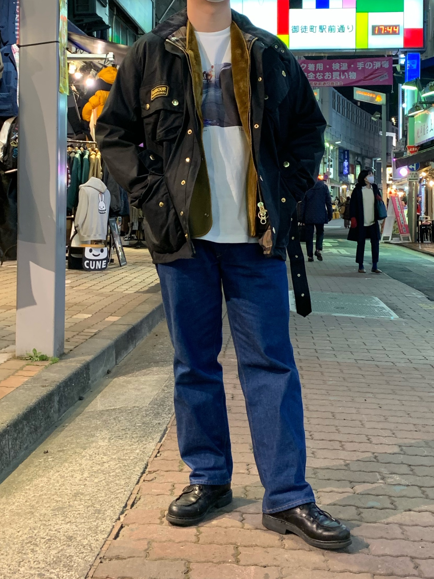 ジャケット・アウター Barbour International 70's】Vintage Barbour Waxed Cotton Jacket 1 Crest