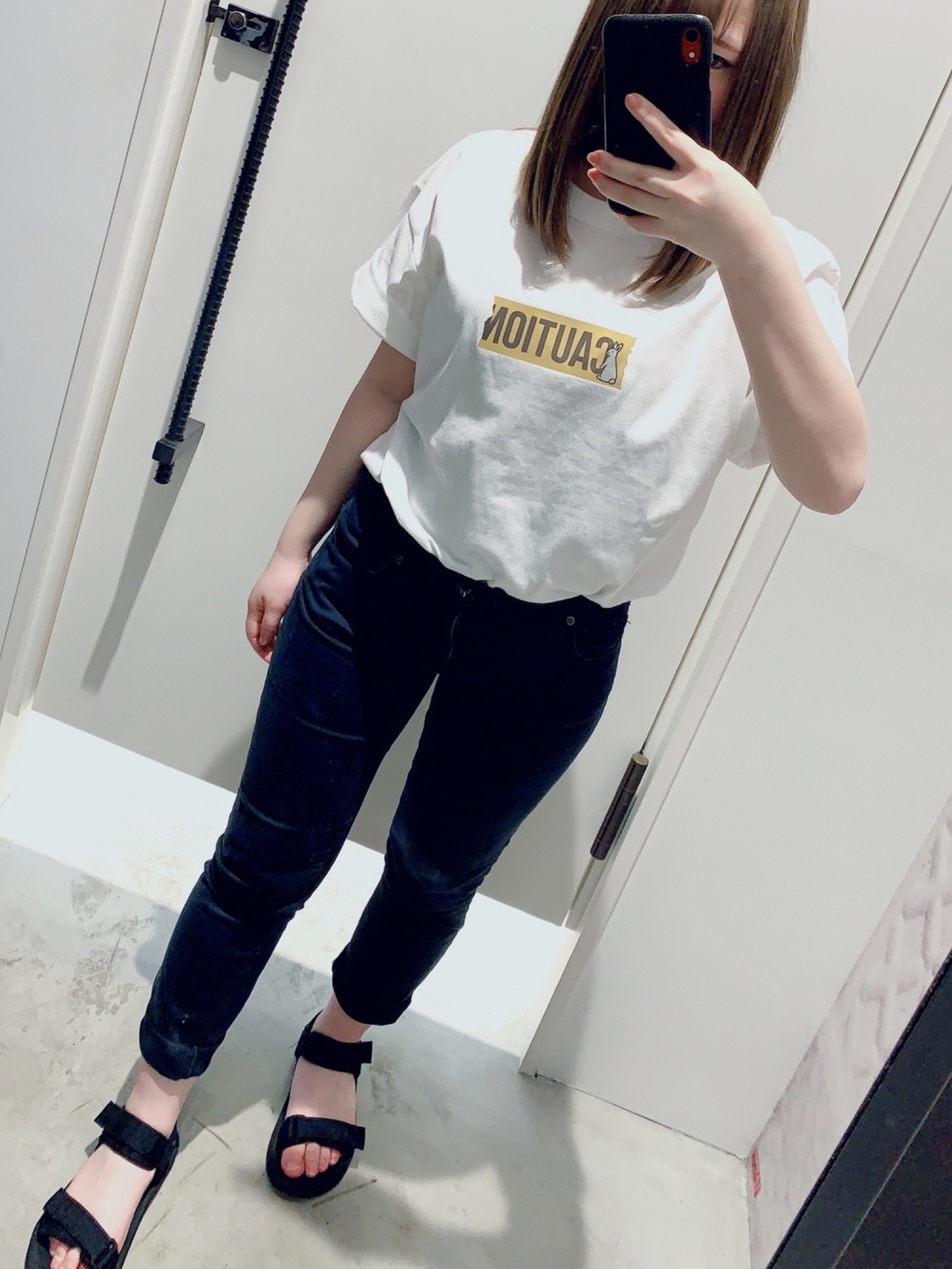 FR2（エフアールツー）の「”CAUTION” T-shirt（Tシャツ