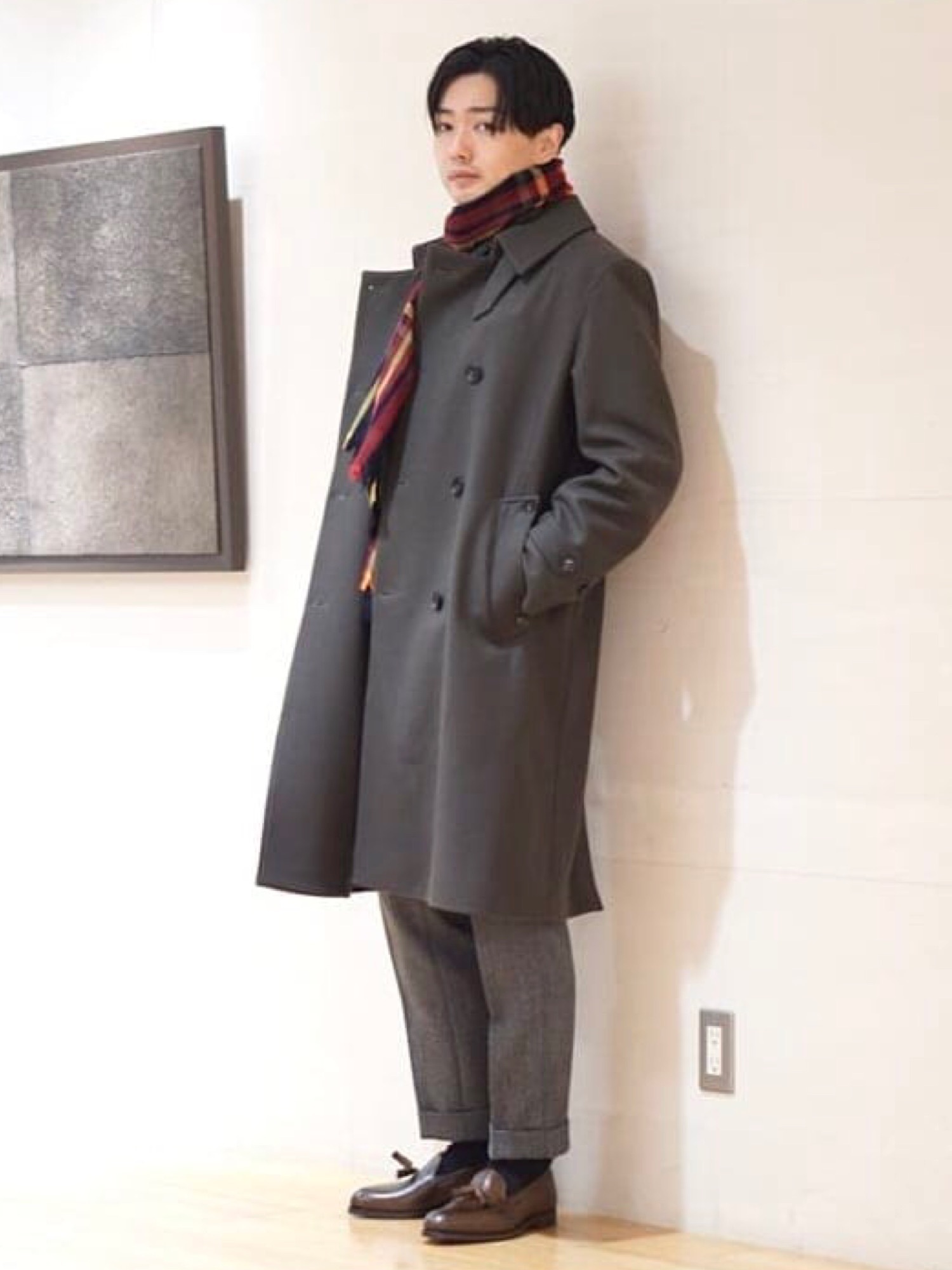 マッキントッシュ　モンクトン セール】 MACKINTOSH GTS MONKTON ウールサキソニー トレンチ