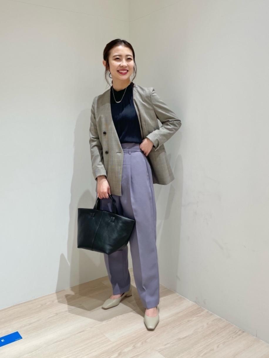 【美品】グリーンレーベルリラクシング　カチリラ　ノーカラー　ダブル　セットアップ green label relaxing（グリーンレーベルリラクシング）の