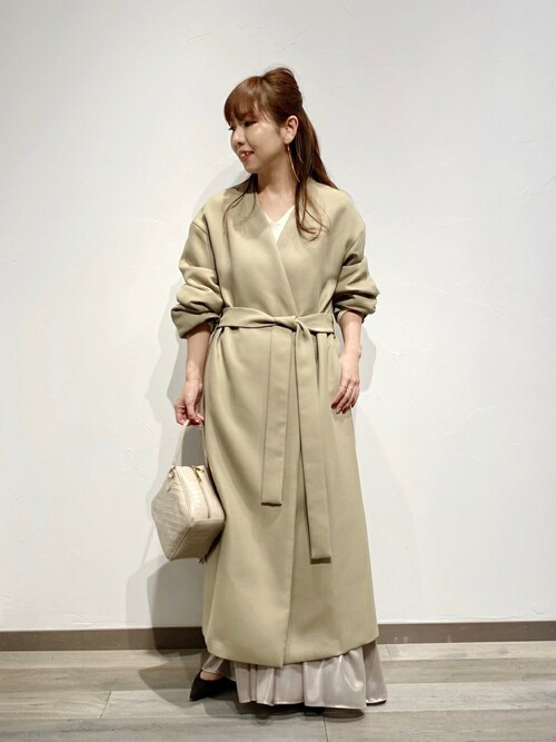 Noble（ノーブル）の「トリプルクロスパフスリーブコート◇（ノー