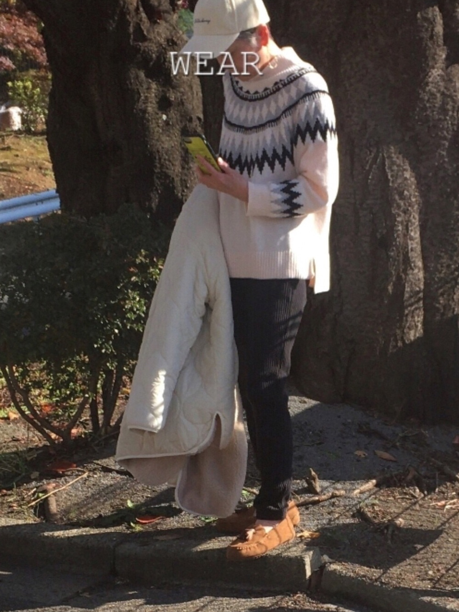 via j(ヴィアジェイ)キルティング中ボアジャケットを使った人気  