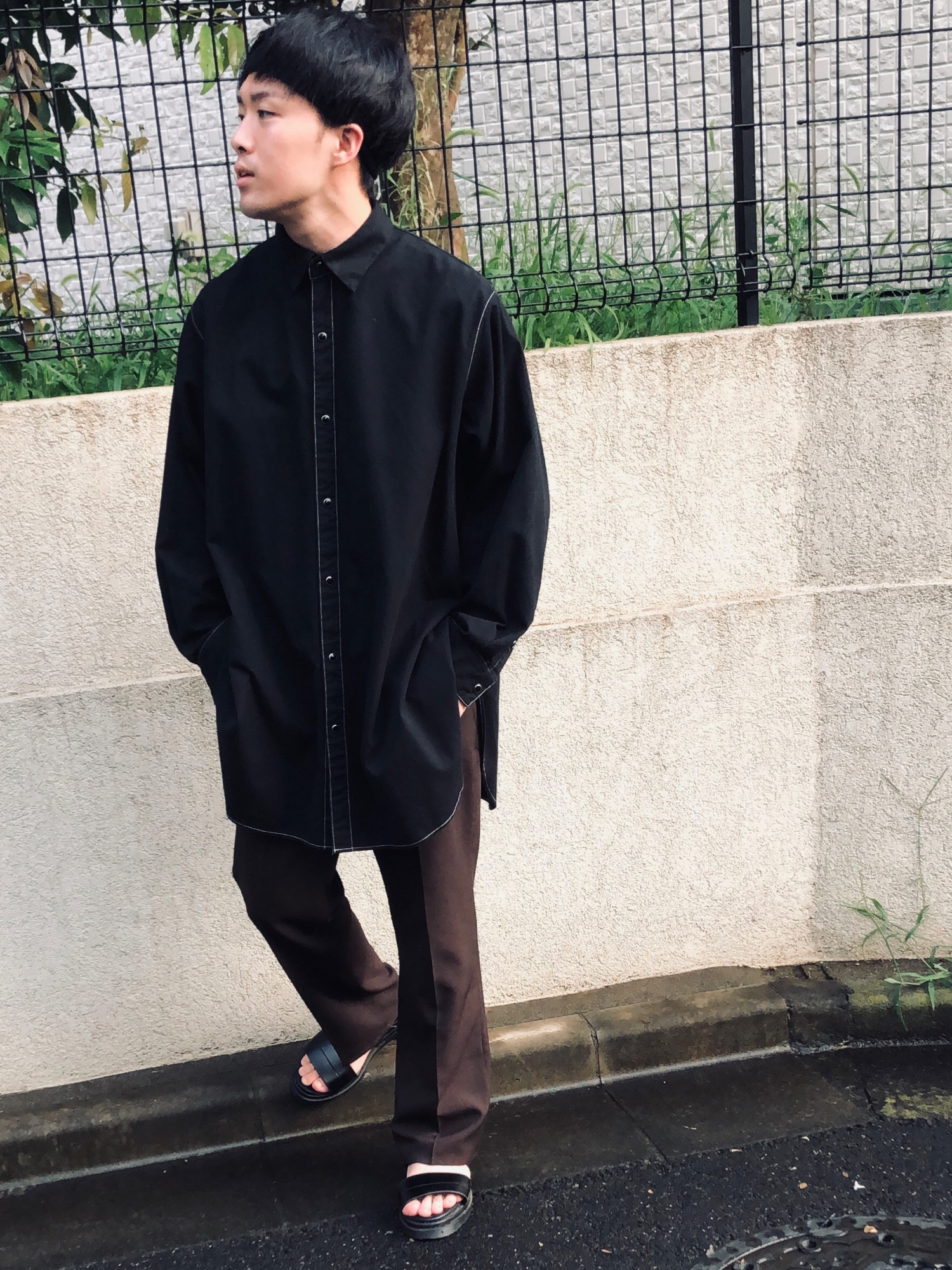 JIEDA（ジエダ）の「＜JieDa × monkey time＞ DUCK LONG SHIRT/ロング