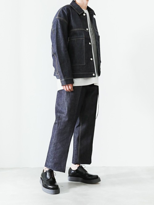 カズユキクマガイ　アタッチメント　カルゼコールトラッカージャケット　サイズ3 カズユキクマガイ アタッチメント カルゼコールトラッカー