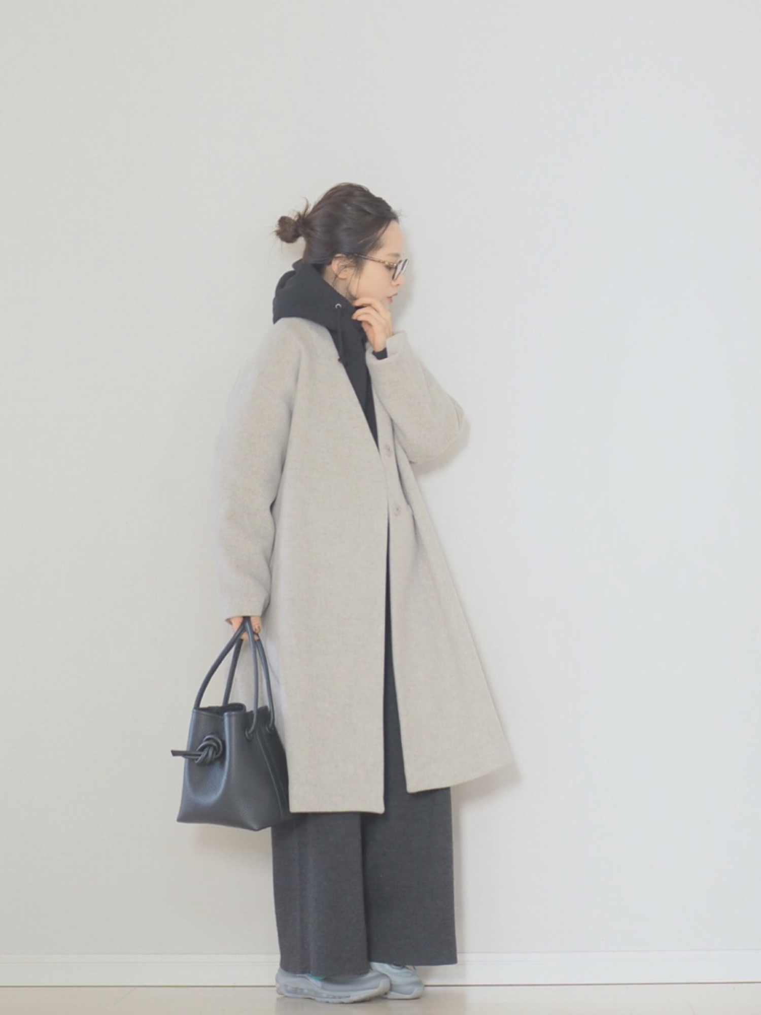 ジャーナルスタンダードレリュームLANAWOOL140ビーバーノーカラーコート♪ ジャーナルスタンダードレリュームLANAWOOL140ビーバーノーカラー