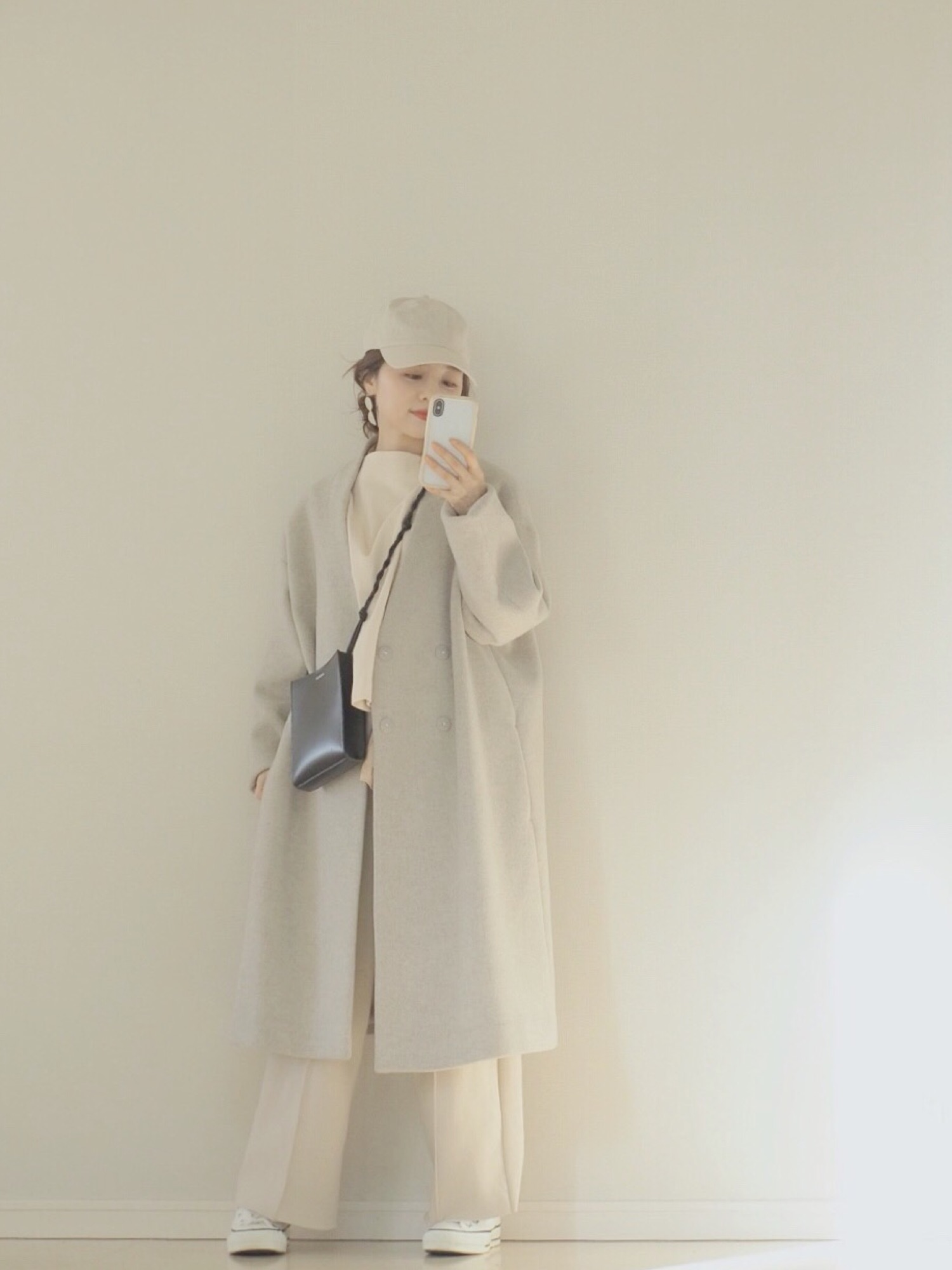 ジャーナルスタンダードレリュームLANAWOOL140ビーバーノーカラーコート♪ JOURNAL STANDARD relume（ジャーナルスタンダード レリューム）の