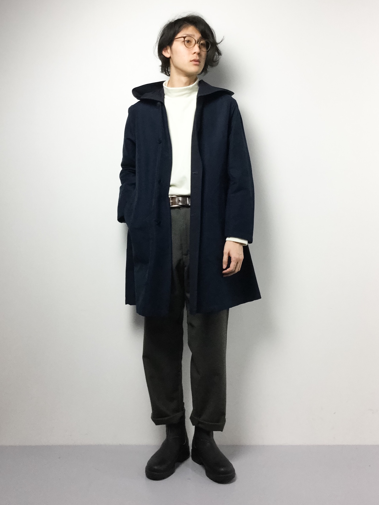 ジャケット・アウター Steven Alan NYLON OXFORD WRAP COAT Steven Alan（スティーブンアラン）の「＜Steven Alan＞ D/CLT HOODED