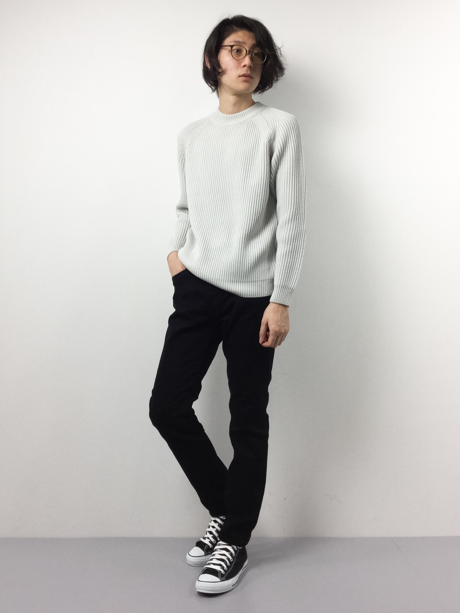 H BEAUTY&YOUTH＞5GG AZE CREW NECK KNIT/ﾆｯﾄ◇を使った人気
