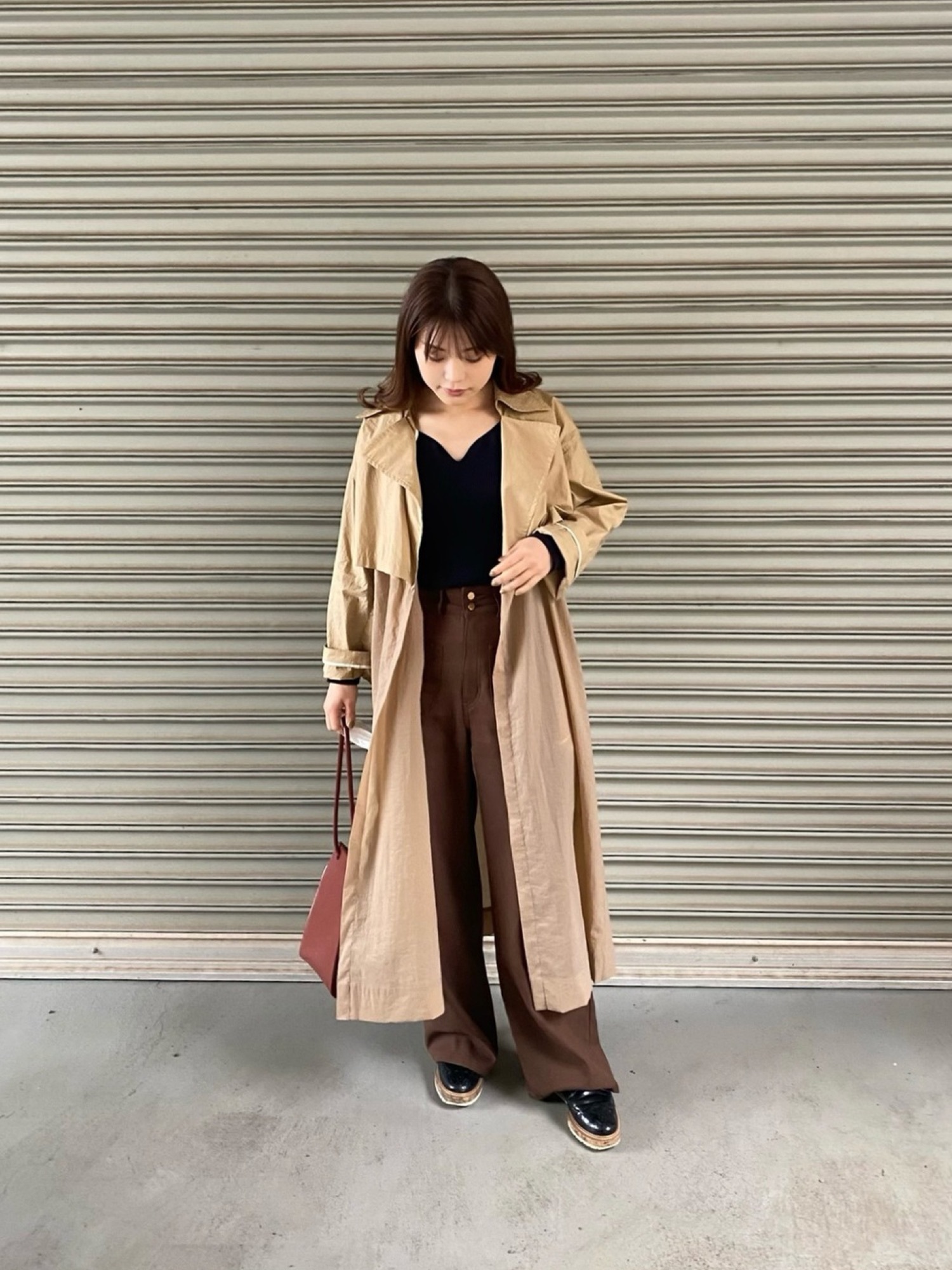 ELENDEEK（エレンディーク）の「レイヤードトレンチコート（トレンチ 