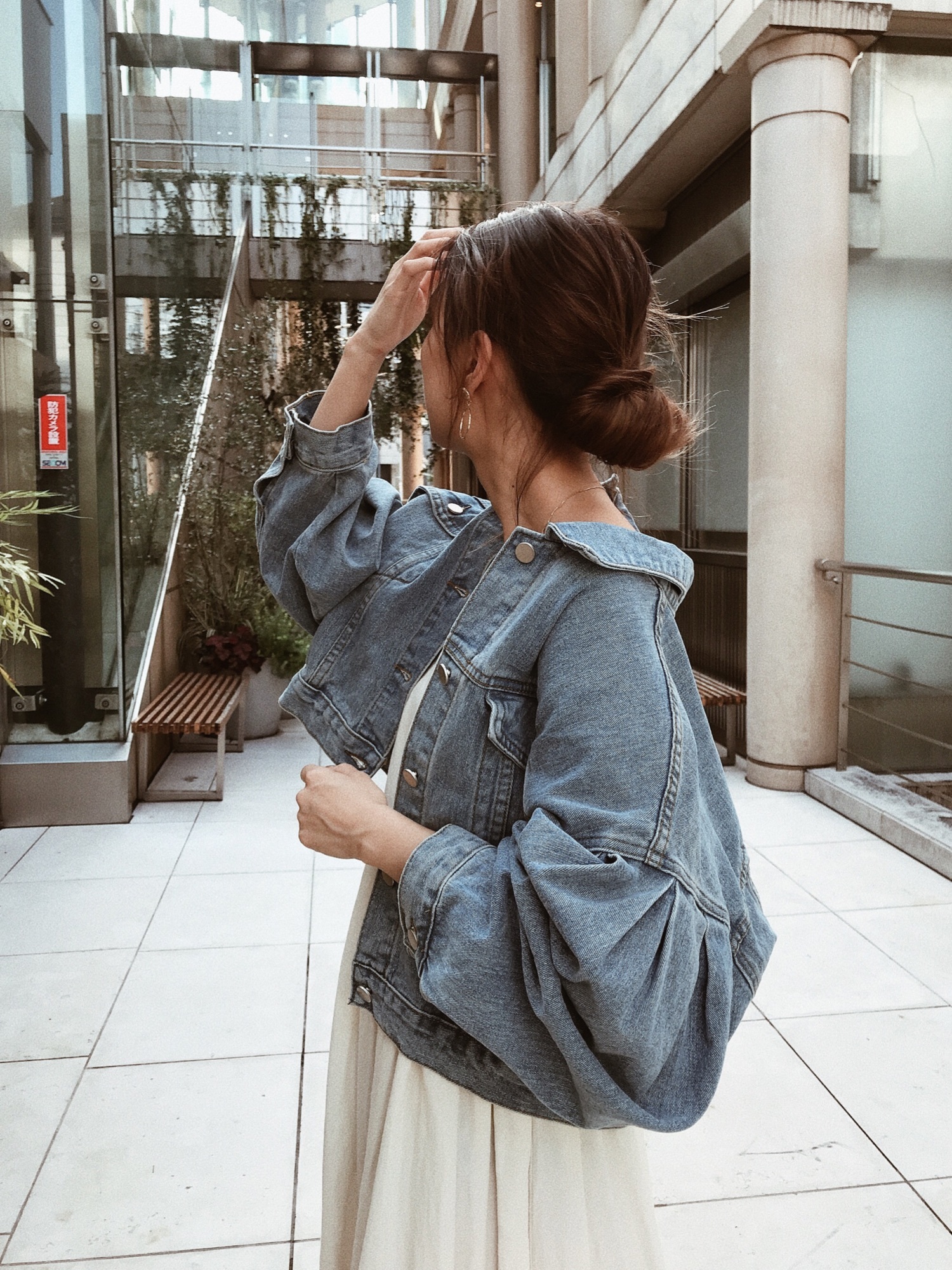 ACYM Tuck sleeve Gジャン デニム　ジャケット ACYM（アシーム）の「Tuck sleeve Gジャン（デニムジャケット