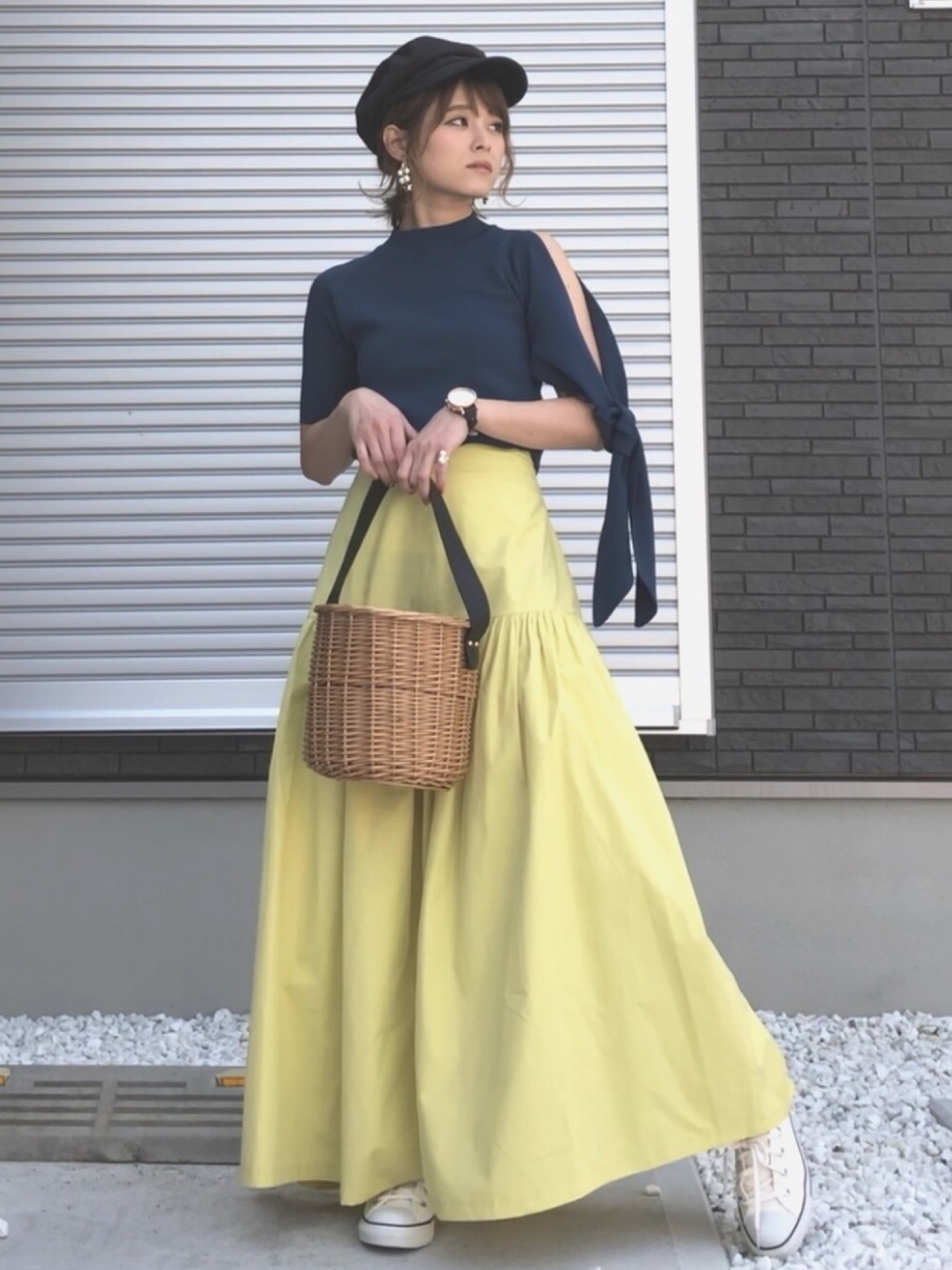 ニット/セーター ASYMMETRY KNOT SLEEVE KNIT Ameri（アメリ）の「ASYMMETRY KNOT SLEEVE KNIT（ニット/セーター
