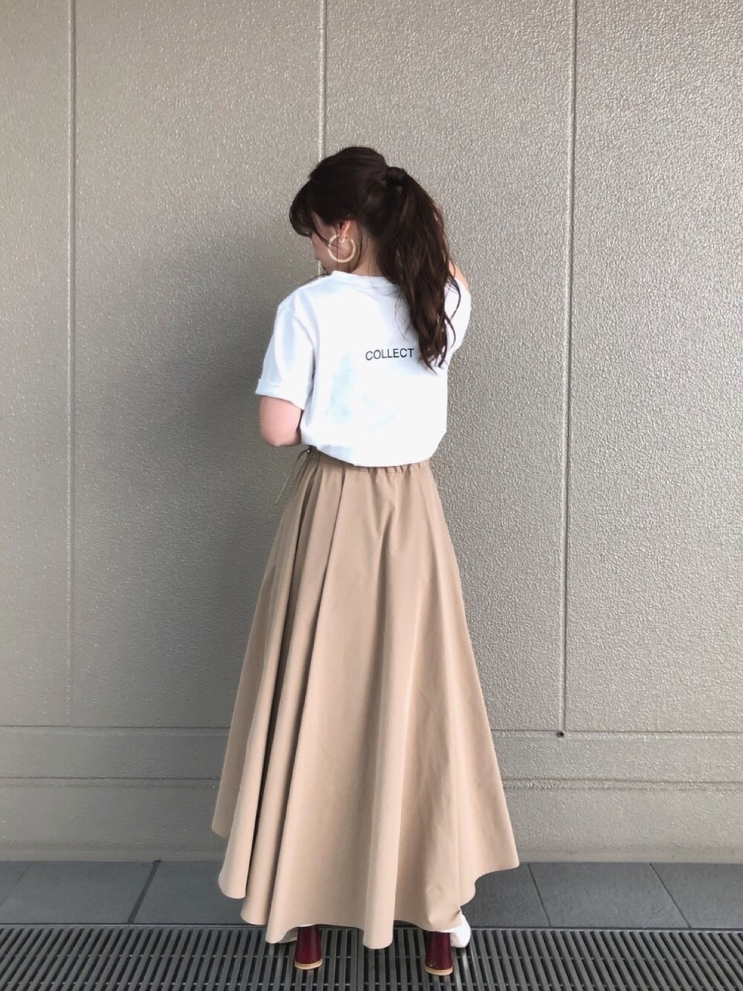 ETRE TOKYO（エトレトウキョウ）の「タイプライターボリュームスカート 