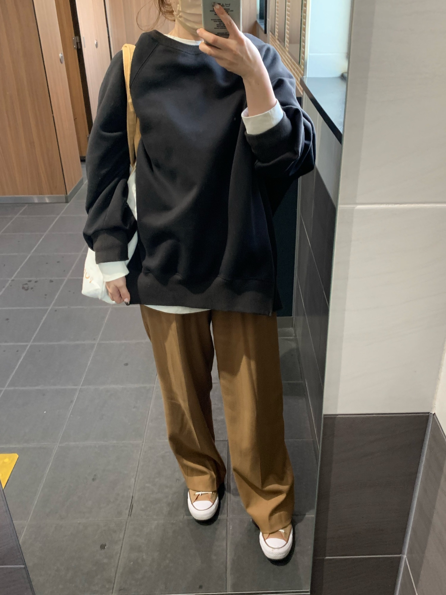 新品タグ付き スピックアンドスパン ダンボール素材 ワイドプルオーバー 春物 新品タグ付き スピックアンドスパン ダンボール素材 ワイドプル