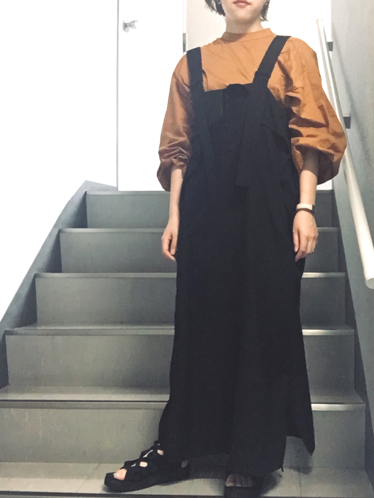___y__u__t__a___｜Yohji Yamamoto +Noirのジャンパースカート ...