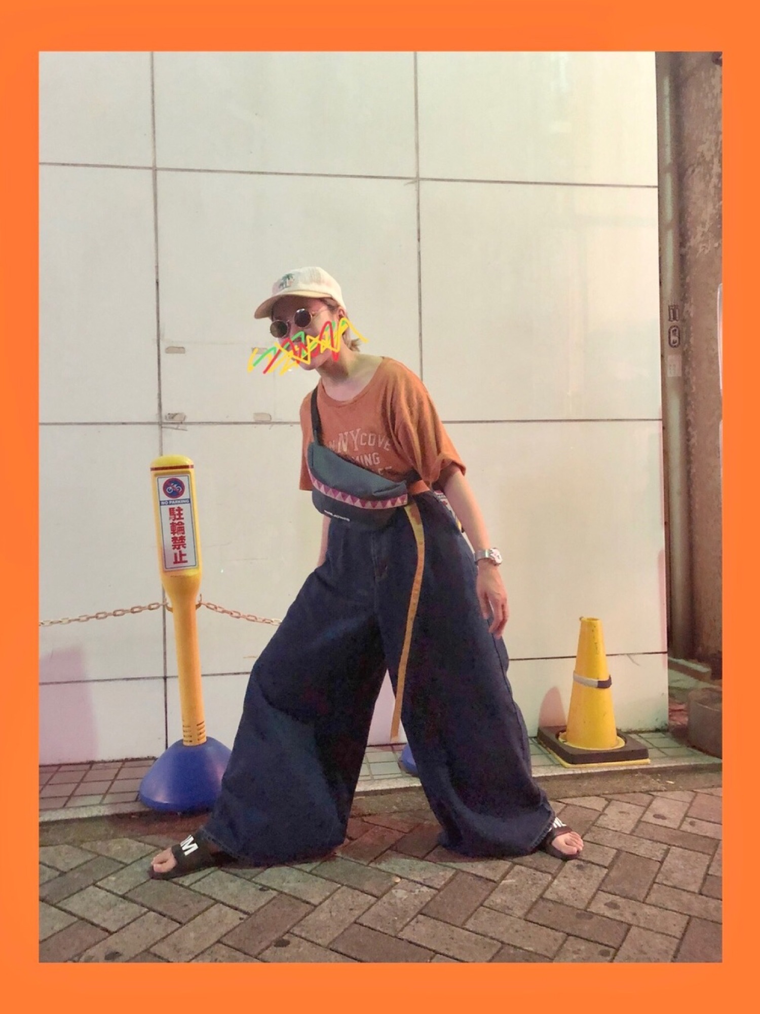 MOUSSY（マウジー）の「Lee×MOUSSY TUCK WIDE PT（デニムパンツ）」 - WEAR