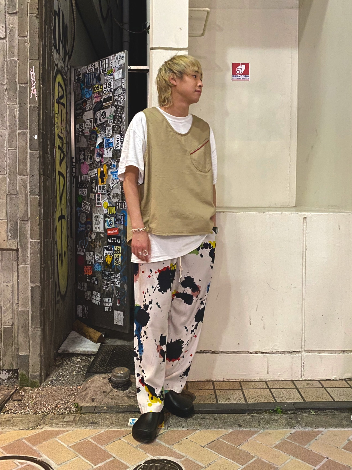PORTER CLASSIC チノプルオーバーベスト カーキ 20200605003906396.jpg