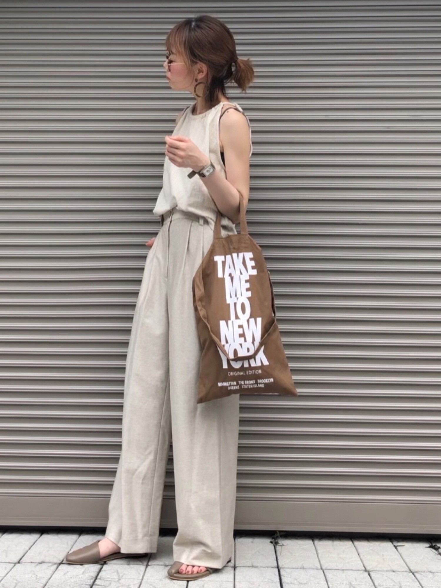＜BATONER x 6(ROKU)＞ NECK CAMISOLEキャミソール BATONER x 6(ROKU)＞ NECK CAMISOLEキャミソール