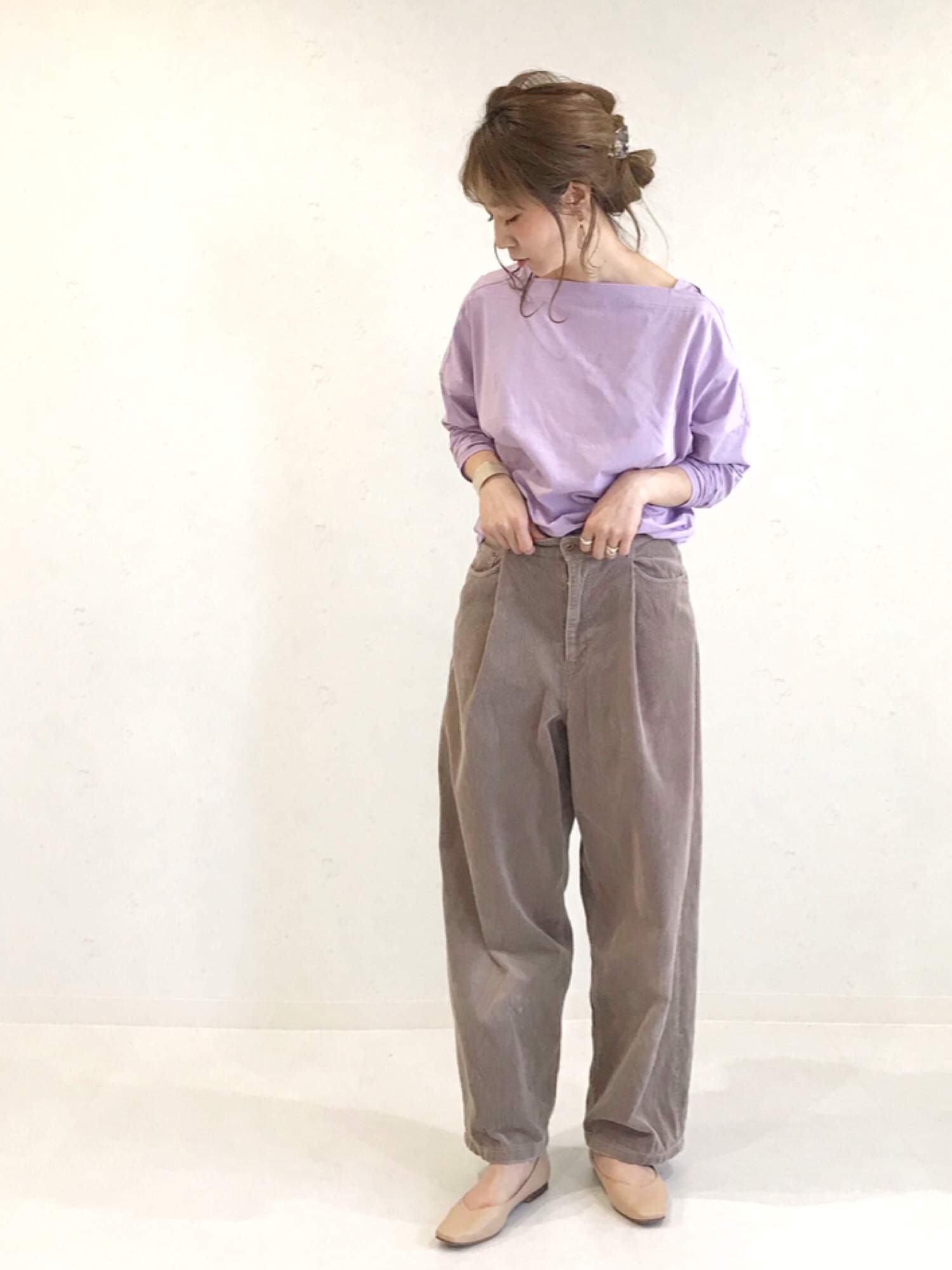 ADAM ET ROPE'（アダムエロペ）の「2WAY強撚コットンプルオーバー（T