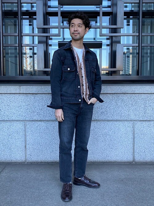 ⭐︎REDCARD⭐︎LIVEビッグデニムジャケット⭐︎着丈長め体型カバーにも♡ RED CARD TOKYO（レッドカード）の「RED CARD×SHIPS: 別注