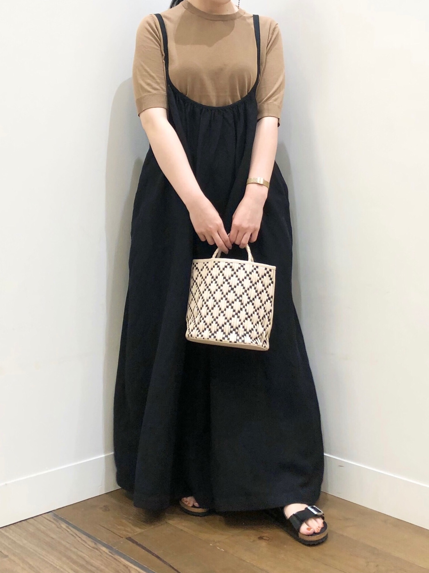 かぐれ テンセルリネンキャミソールジャンパースカート かぐれ【21SS