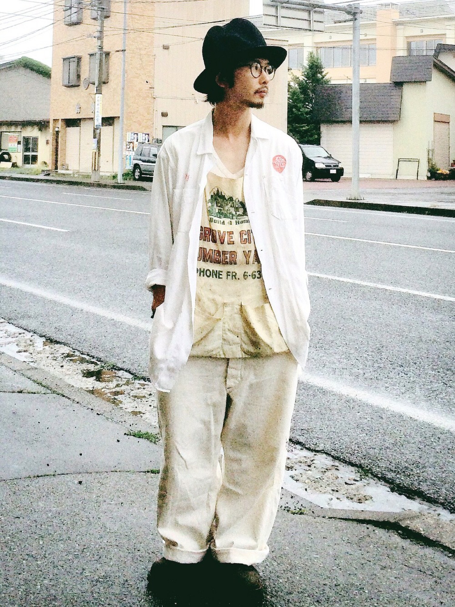 VINTAGEのエプロンを使った人気ファッションコーディネート（年齢：35