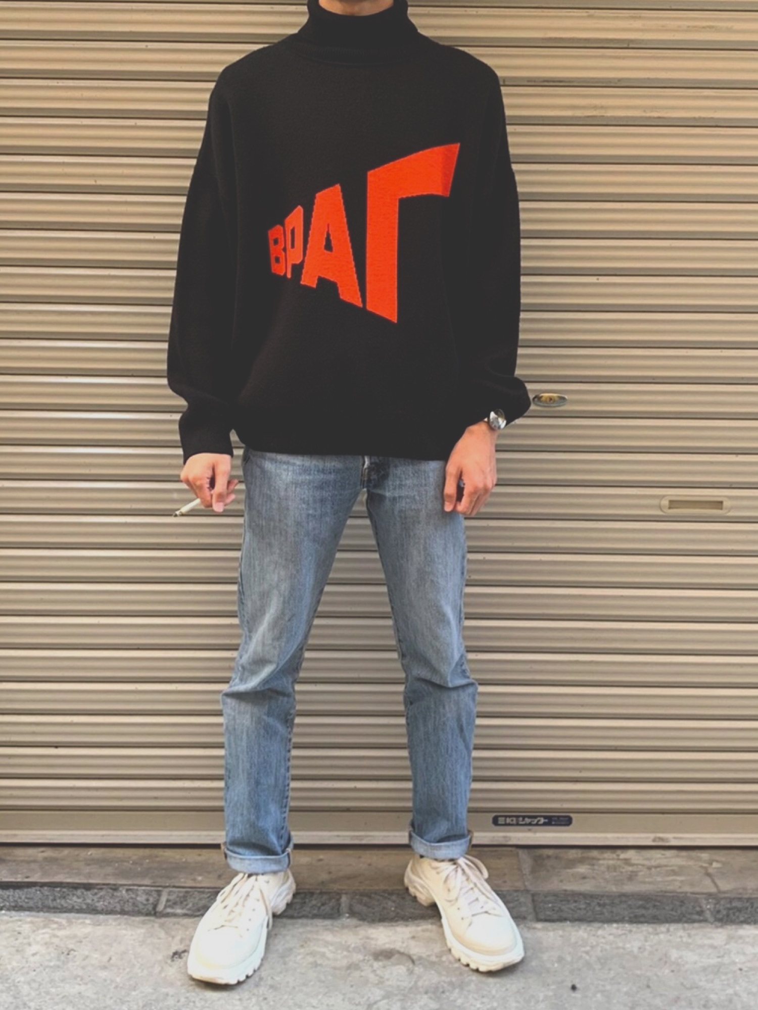 ややや｜Gosha Rubchinskiyのニット/セーターを使ったコーディネート  