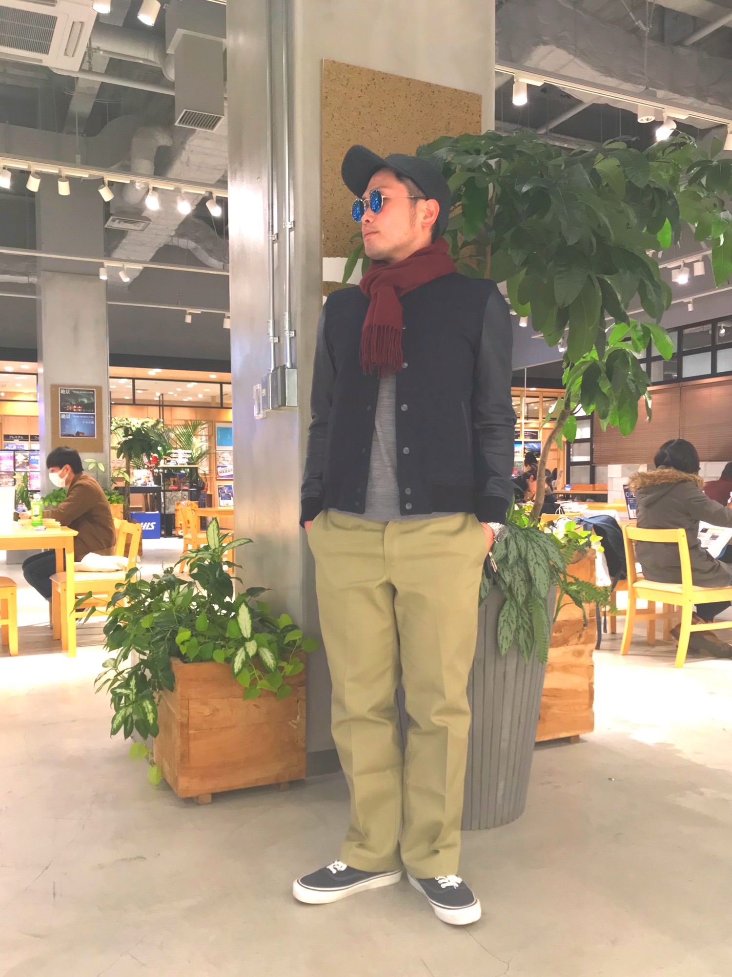 STUDIOUS】レザースリーブメルトンスタジャンを使った人気ファッション