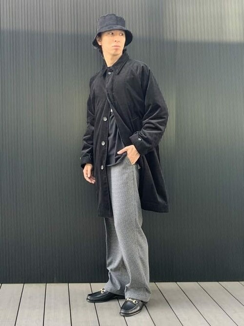 BEAMS　テックウールワイドスラックス　M BEAMS（ビームス）の「BEAMS / テックウール ワイド スラックス