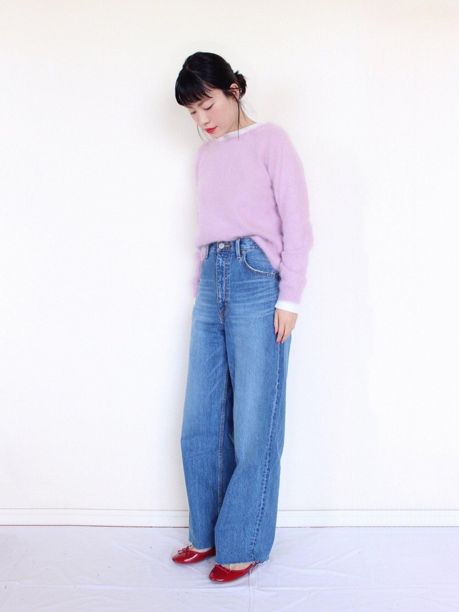 イエナ アンゴラファーショートプルオーバー IENA（イエナ）の「アンゴラファーショートプルオーバー◇（ニット