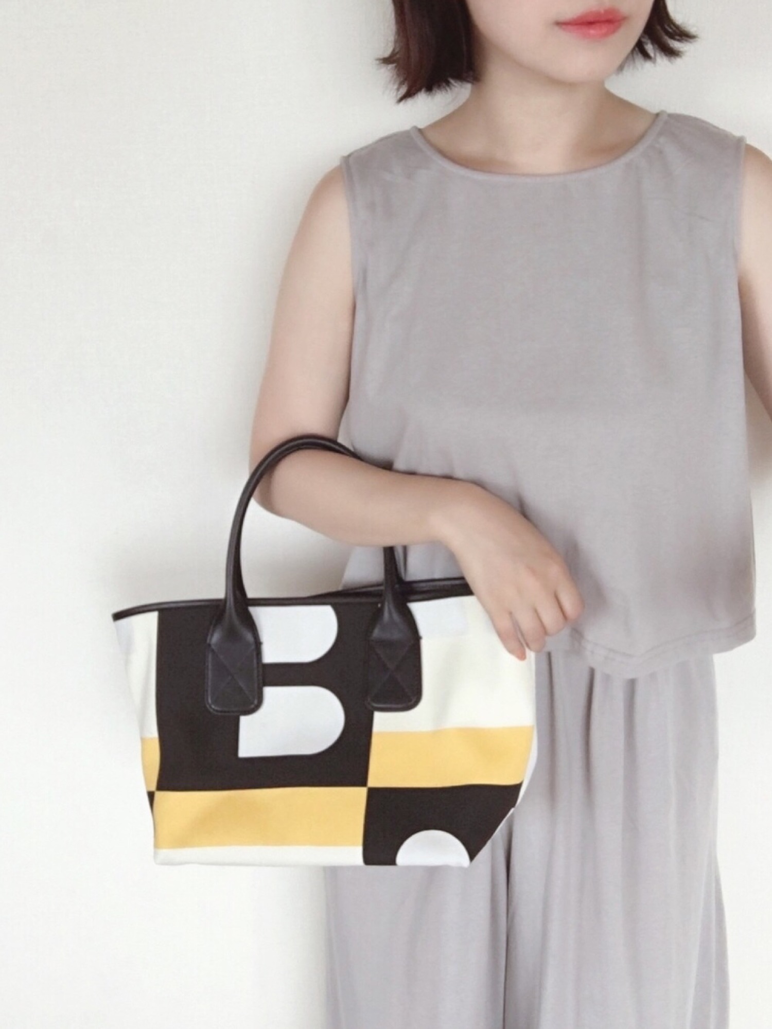 バリー BUSY B BOOTHBAY カラーブロックトートバッグ BALLY（バリー）の「【BALLY】 バリー BUSY B BOOTHBAY Japan