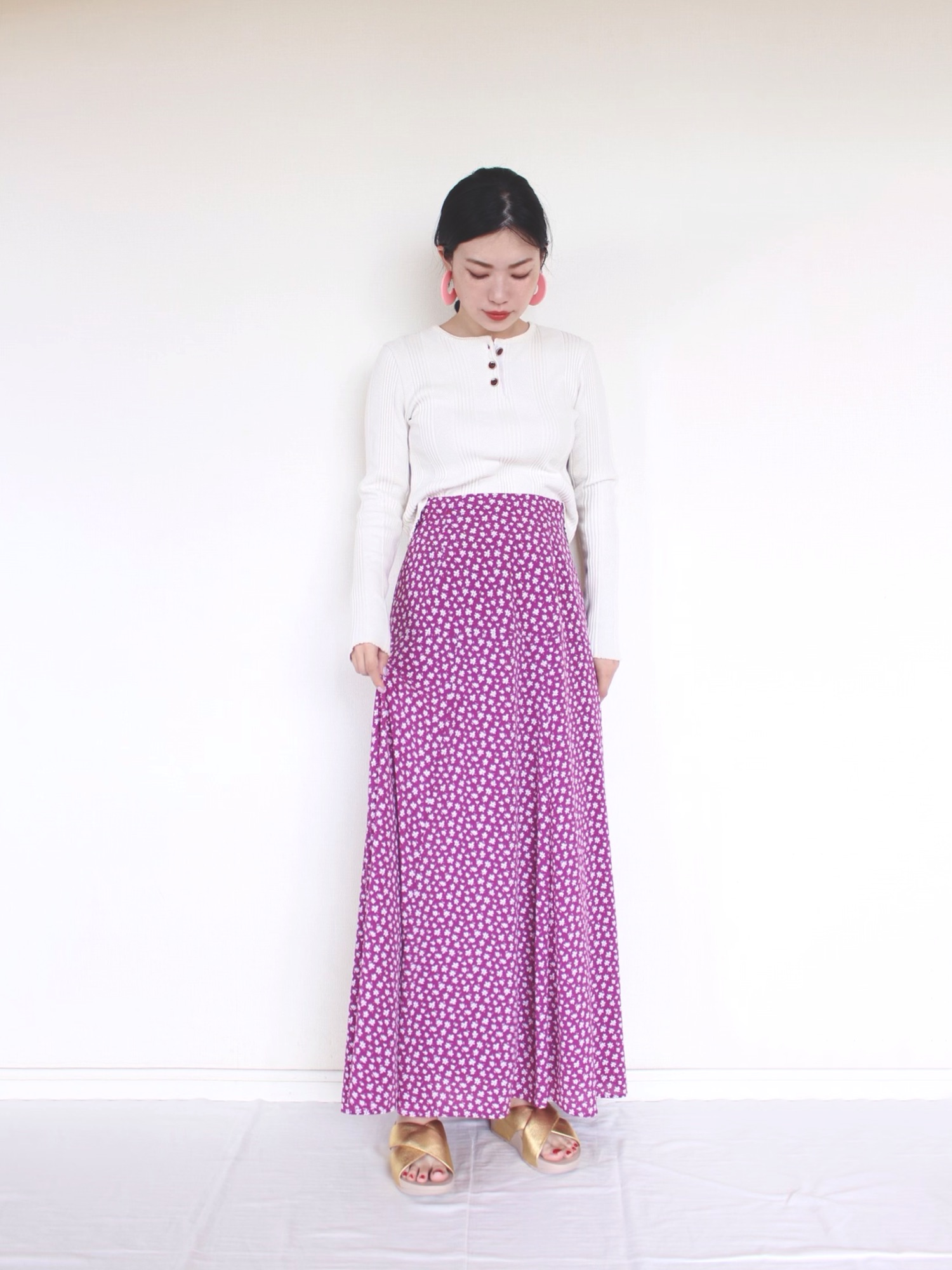 TODAYFUL（トゥデイフル）の「ミックスリブロングT（Tシャツ