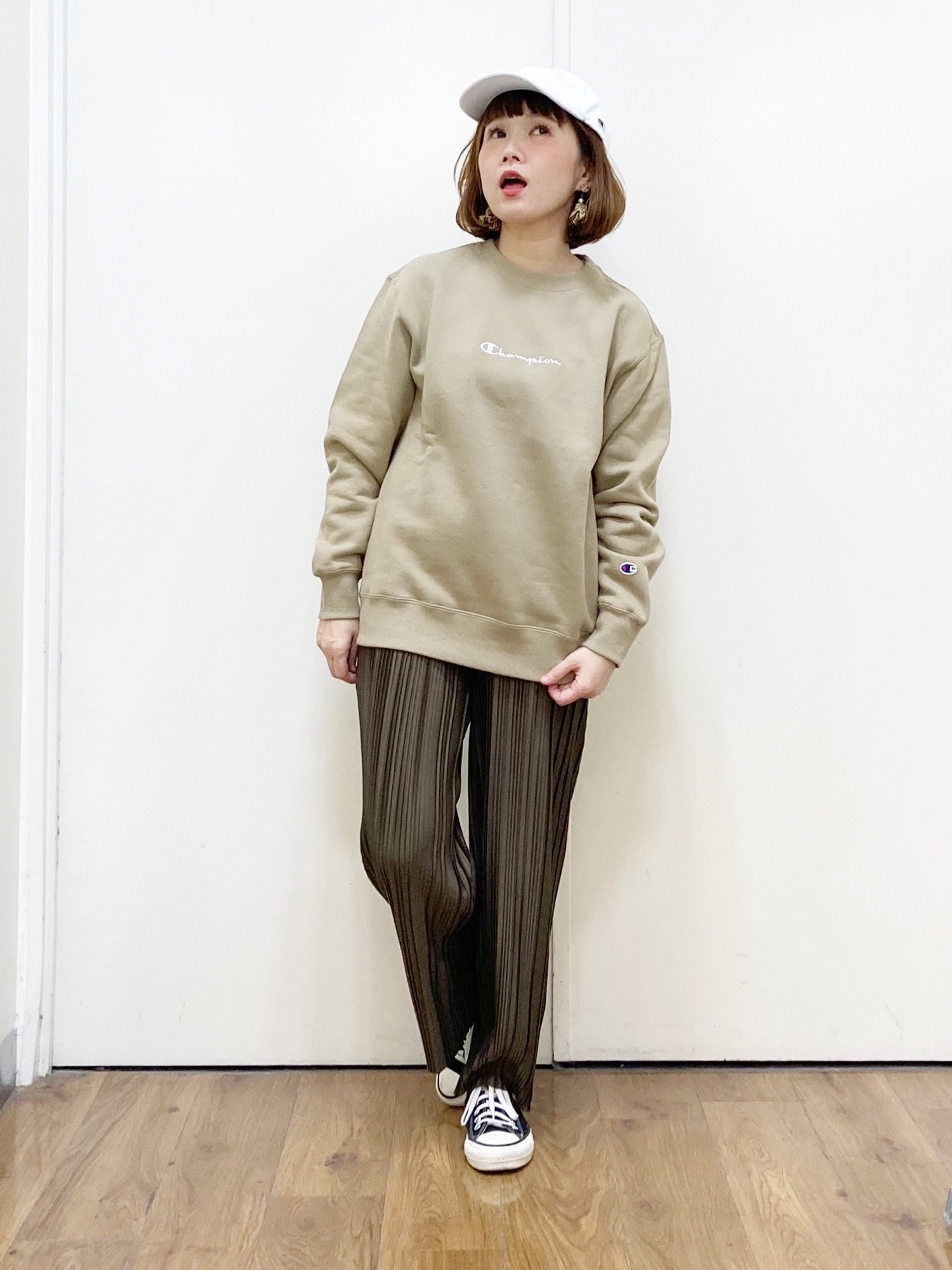 Champion（チャンピオン）の「【Champion】裏ボアロゴ刺繍トレーナー 