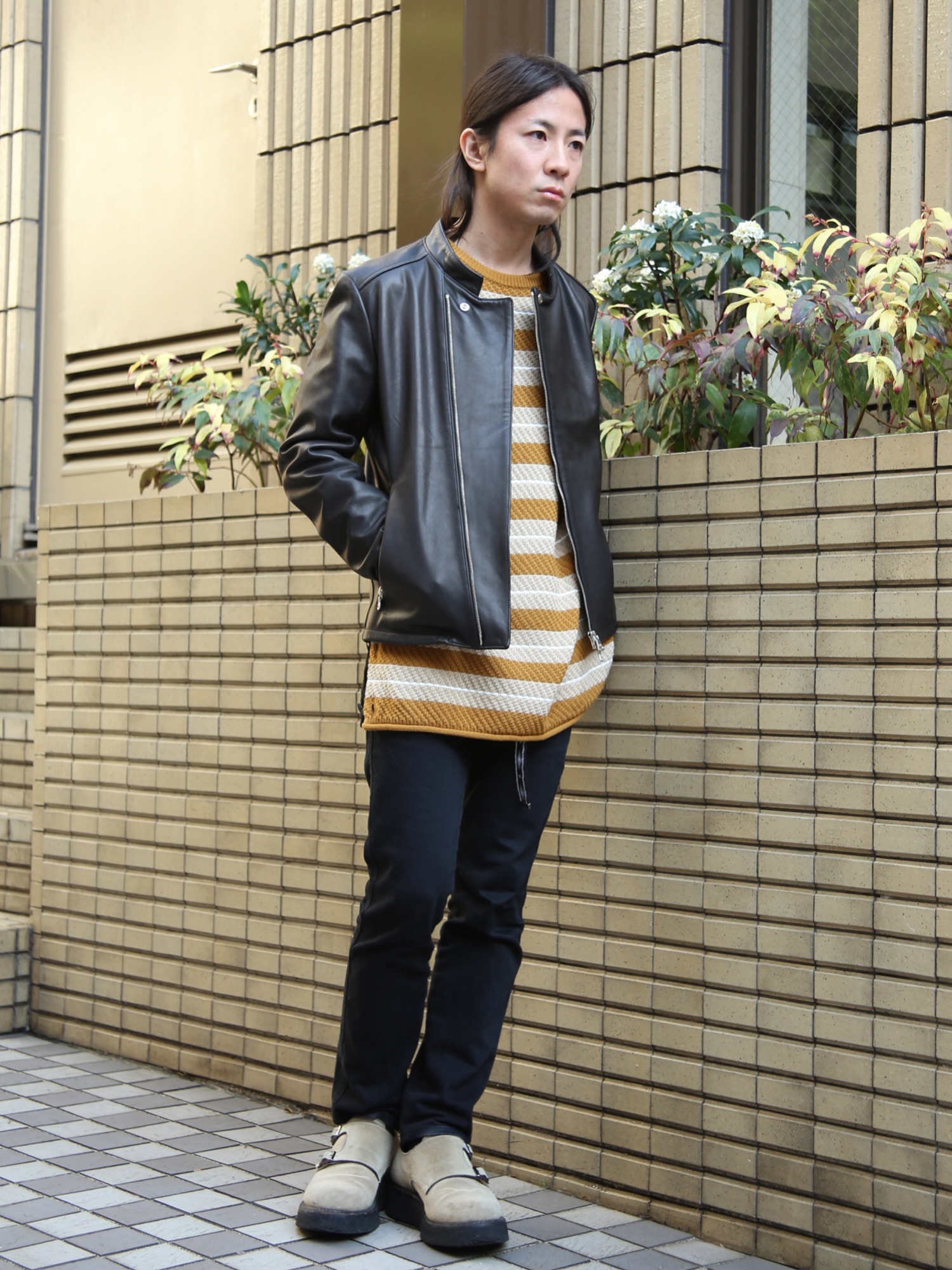 FACTOTUM シングルライダースジャケット 20180312220703642.jpg