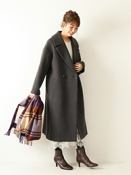 Spick & Span（スピックアンドスパン）の「Wフェイスビックカラー