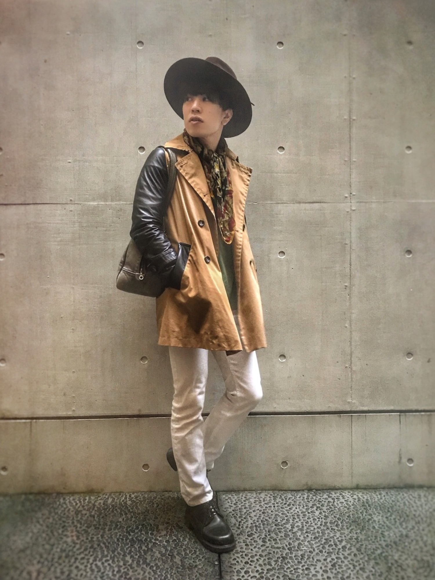Jas M.B. ジャスエムビー ブラウンTraveller バッグ Jas M.B. ジャスエムビー(Jas-M.B.) スモールトラベラー(Small